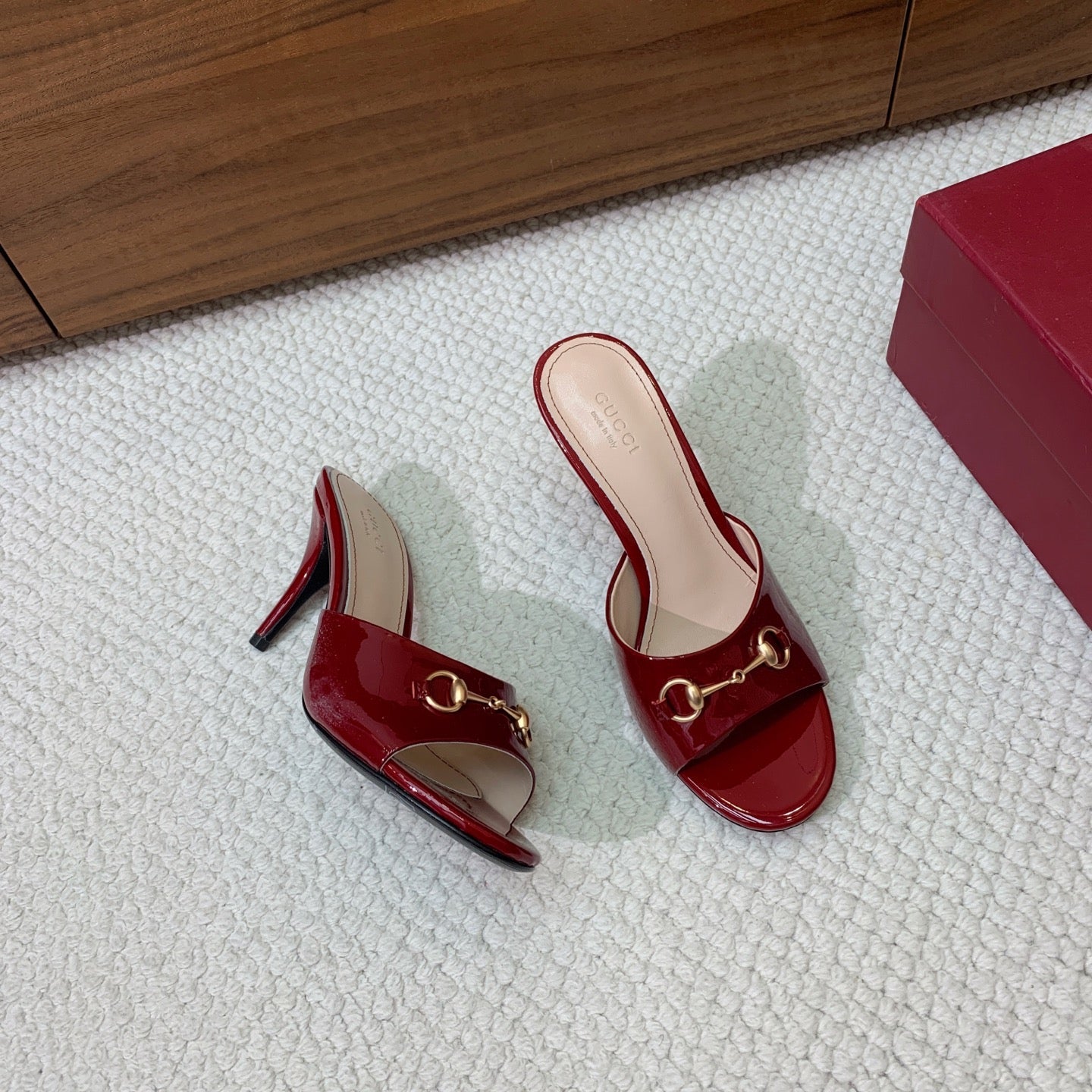 Gucci 2026 Horsebit High-heeled 85mm Sandal 896100