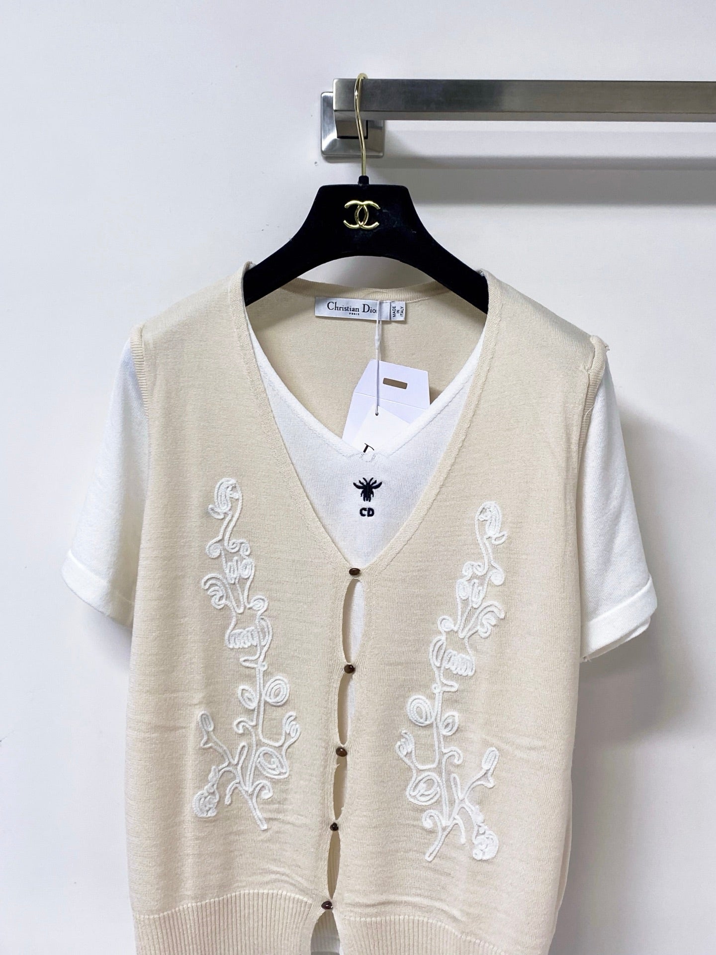 Dior 2026 Layered-look Knit Top Polyamide 442953
