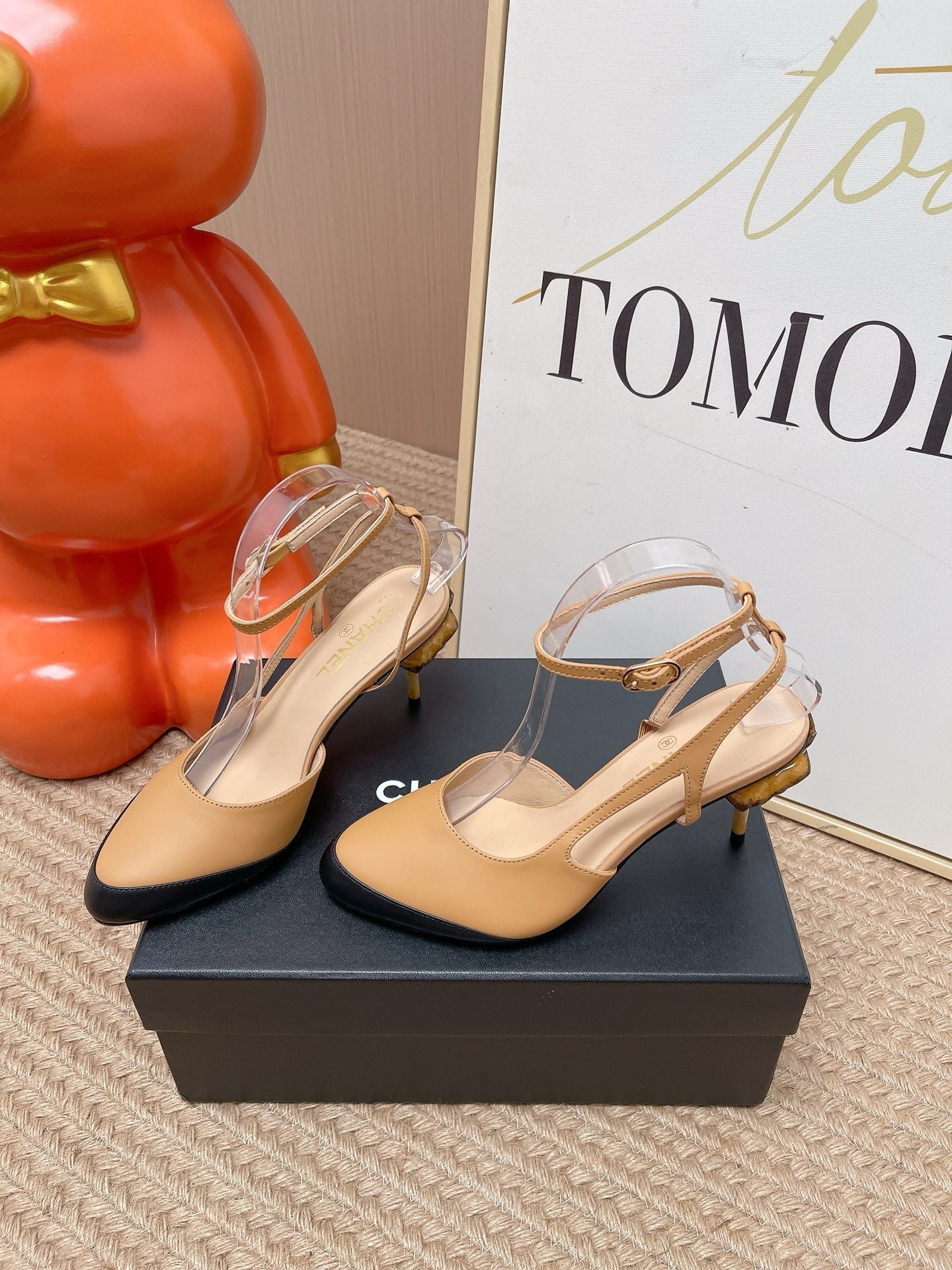Chanel 2026 Mushroom-heeled Slingback 70mm Lambskin 855283