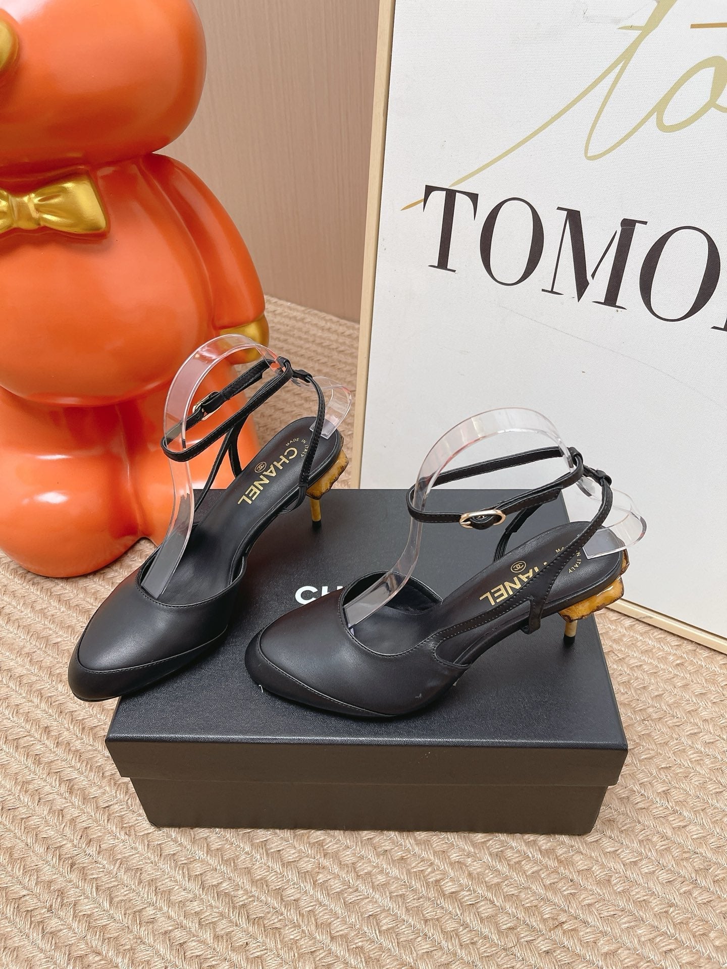 Chanel 2026 Mushroom-heeled Slingback 70mm Lambskin 855283