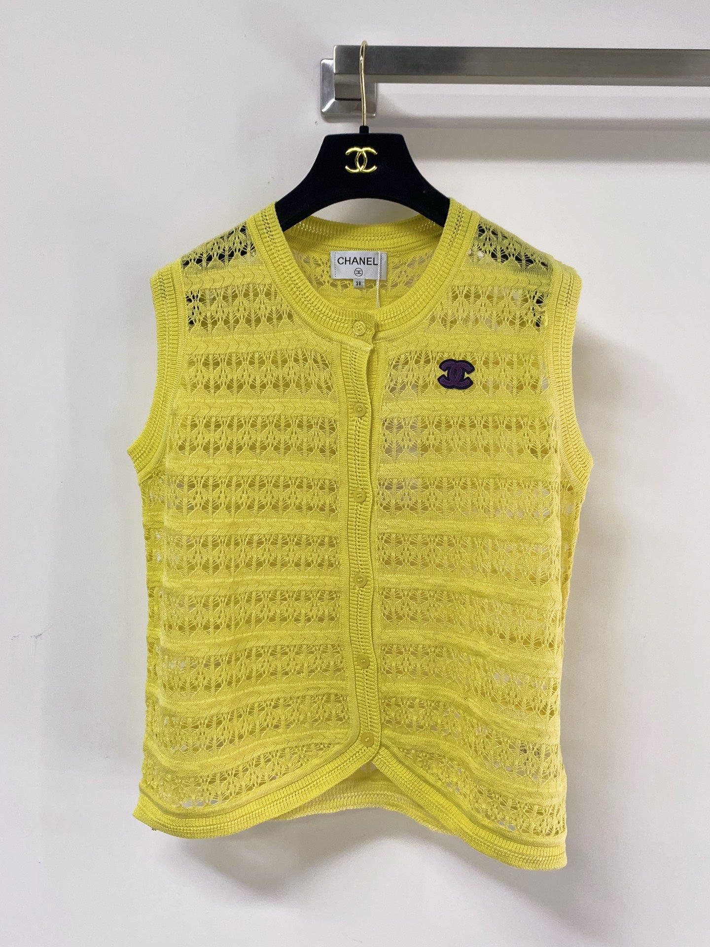 Chanel 2026 Knit Vest Vibrant Wool Laine 454064