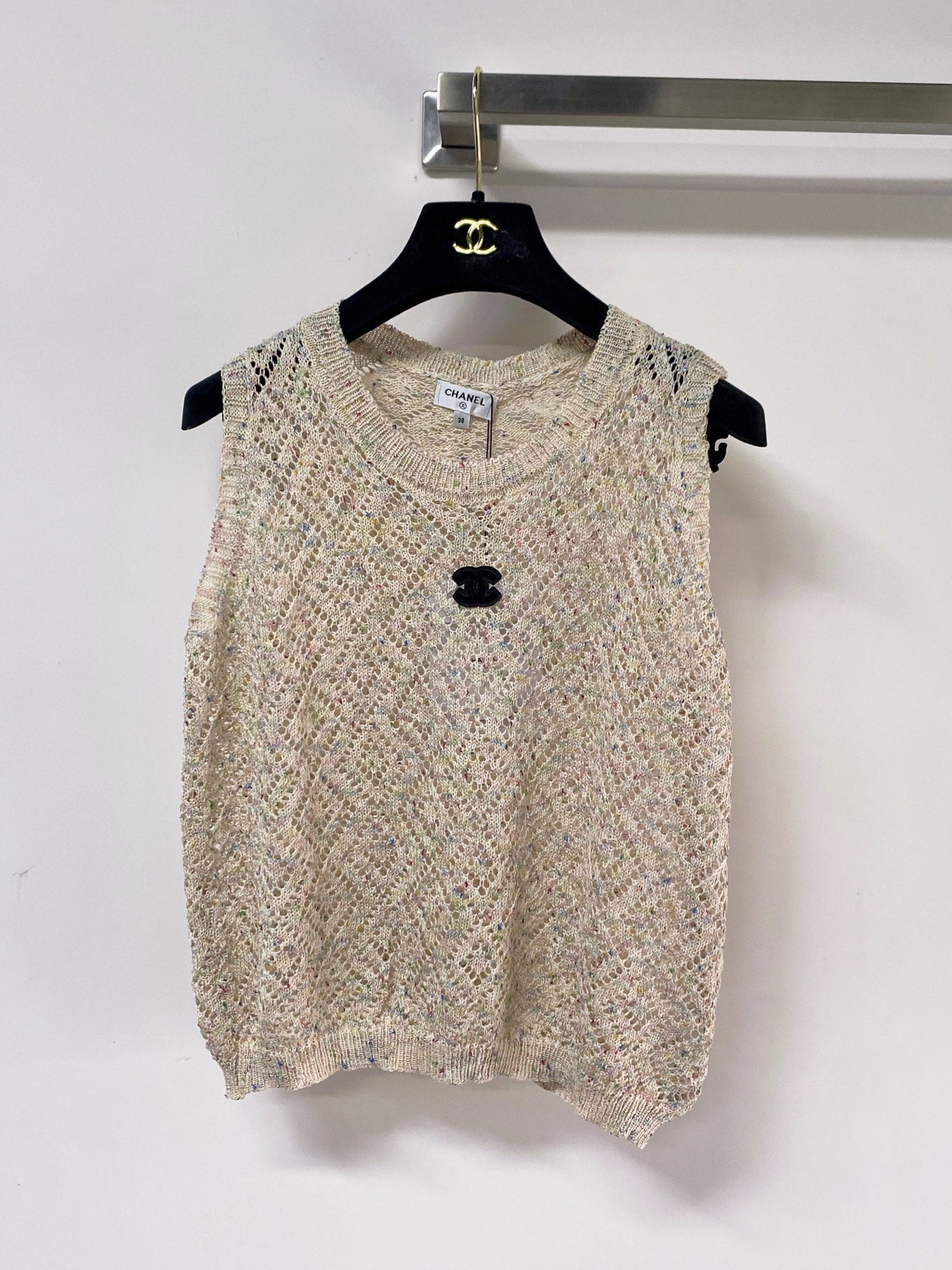 Chanel 2026 Knit Vest Vibrant Wool Laine 463540