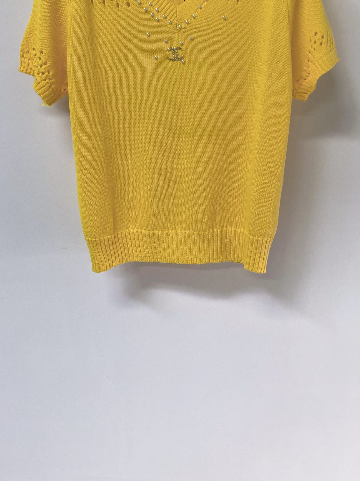 Chanel 2026 Short-Sleeve Shirt Nitrile Cotton 471933
