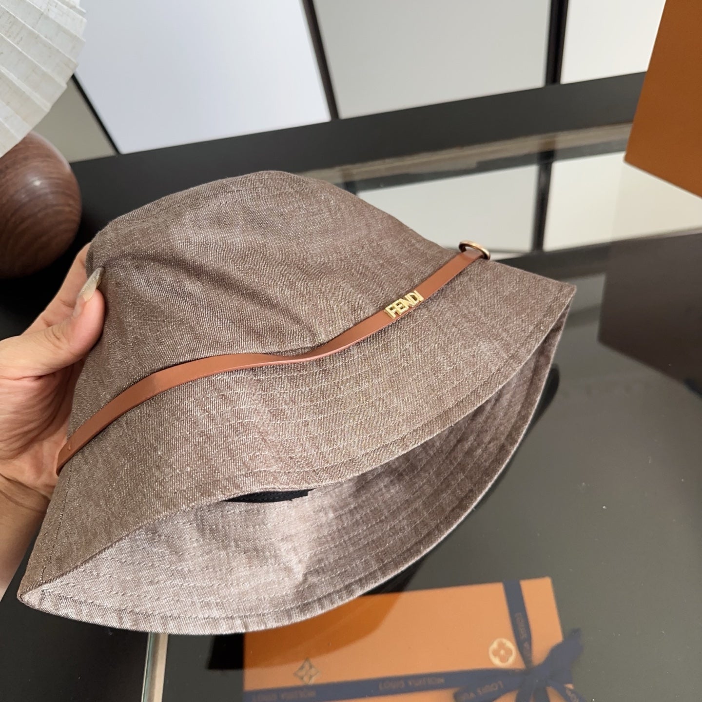 Fendi Denim Bucket Hat 295034
