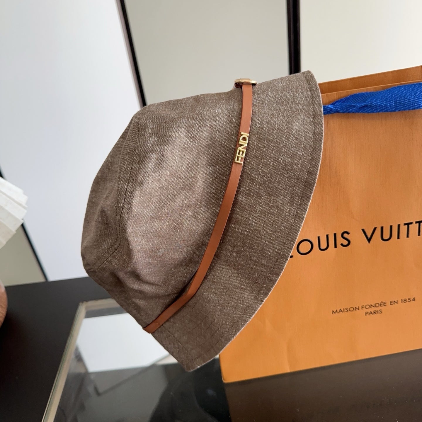 Fendi Denim Bucket Hat 295034
