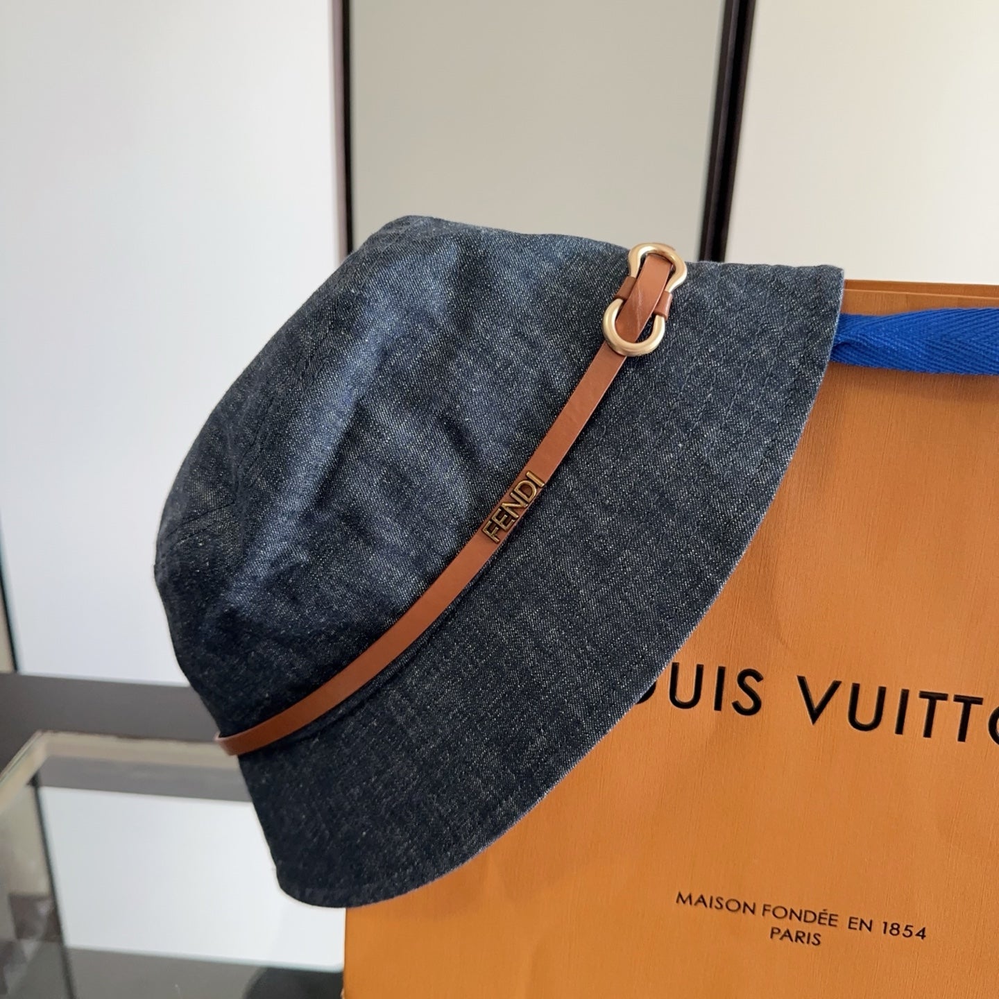Fendi Denim Bucket Hat 295034