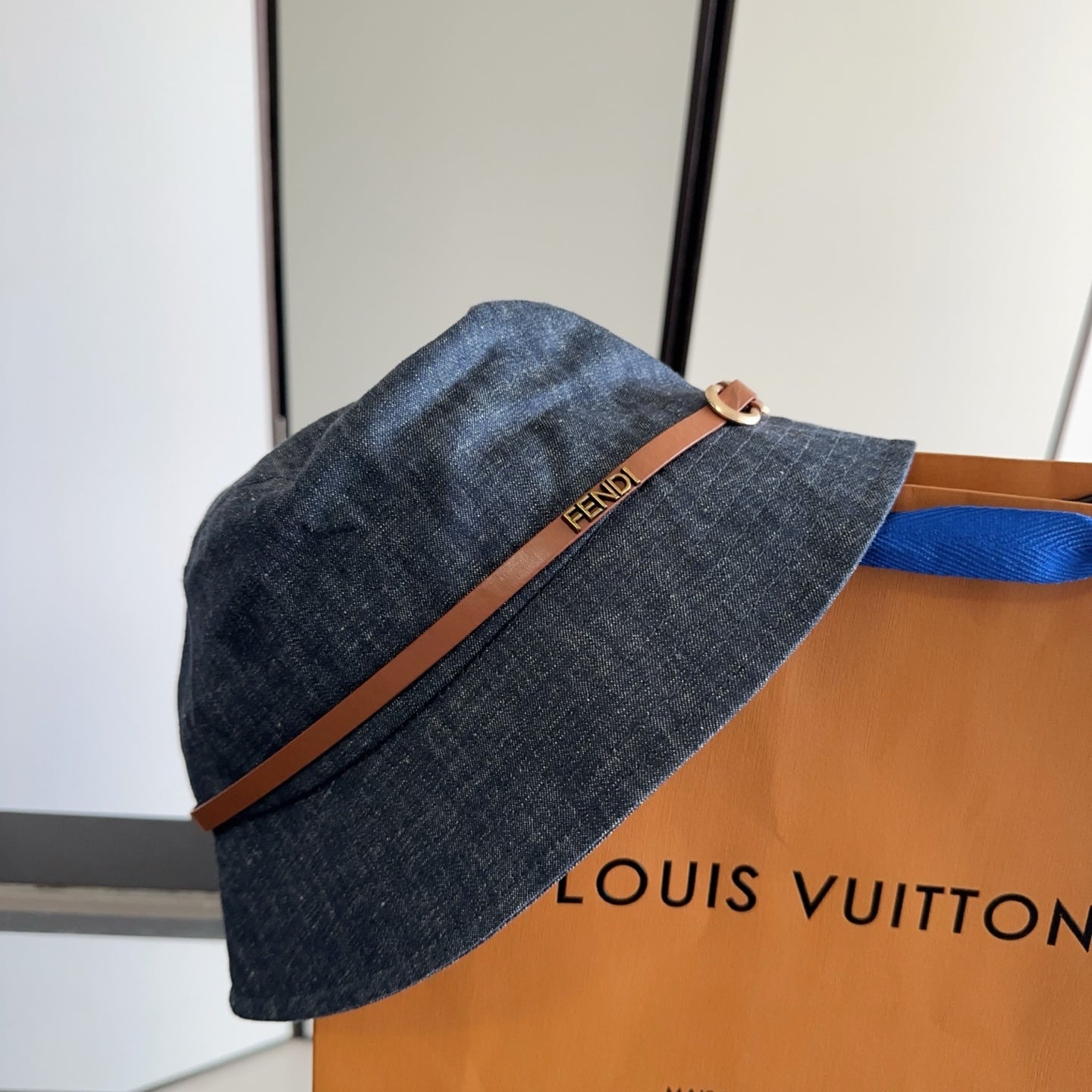 Fendi Denim Bucket Hat 295034