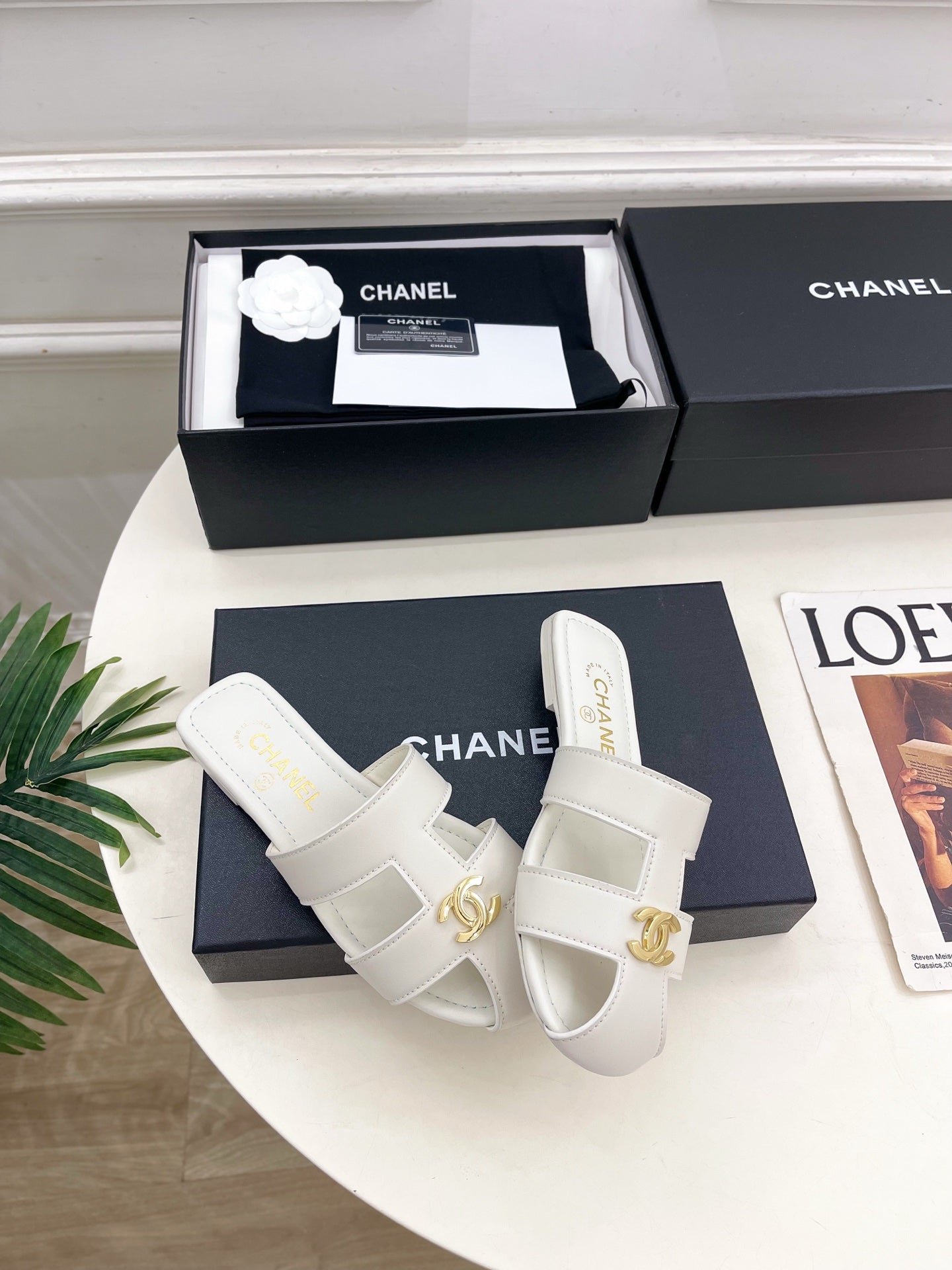 Chanel 2026 Flat Sandals Lambskin Sheepskin 831399