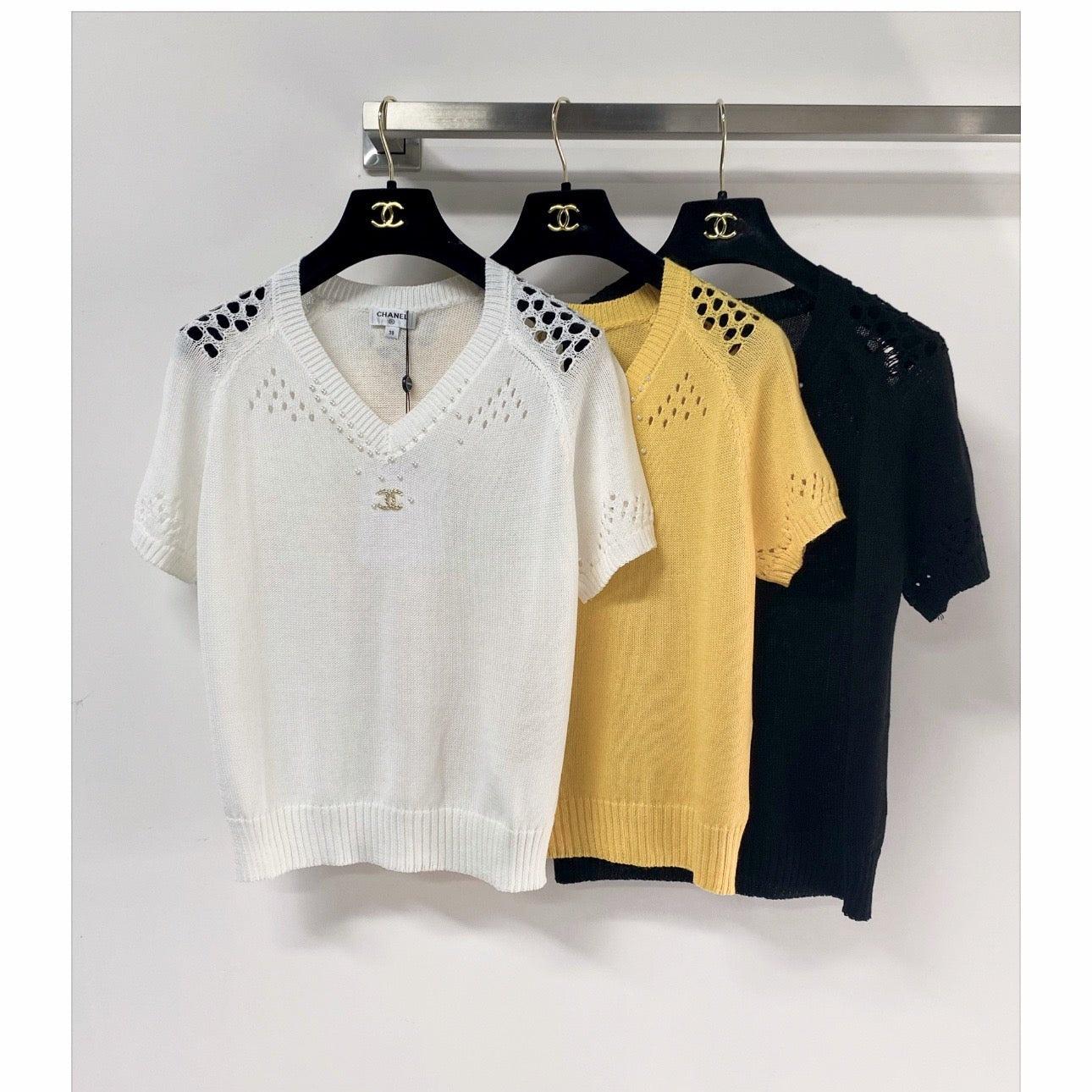 Chanel 2026 Short-Sleeve Shirt Nitrile Cotton 471933
