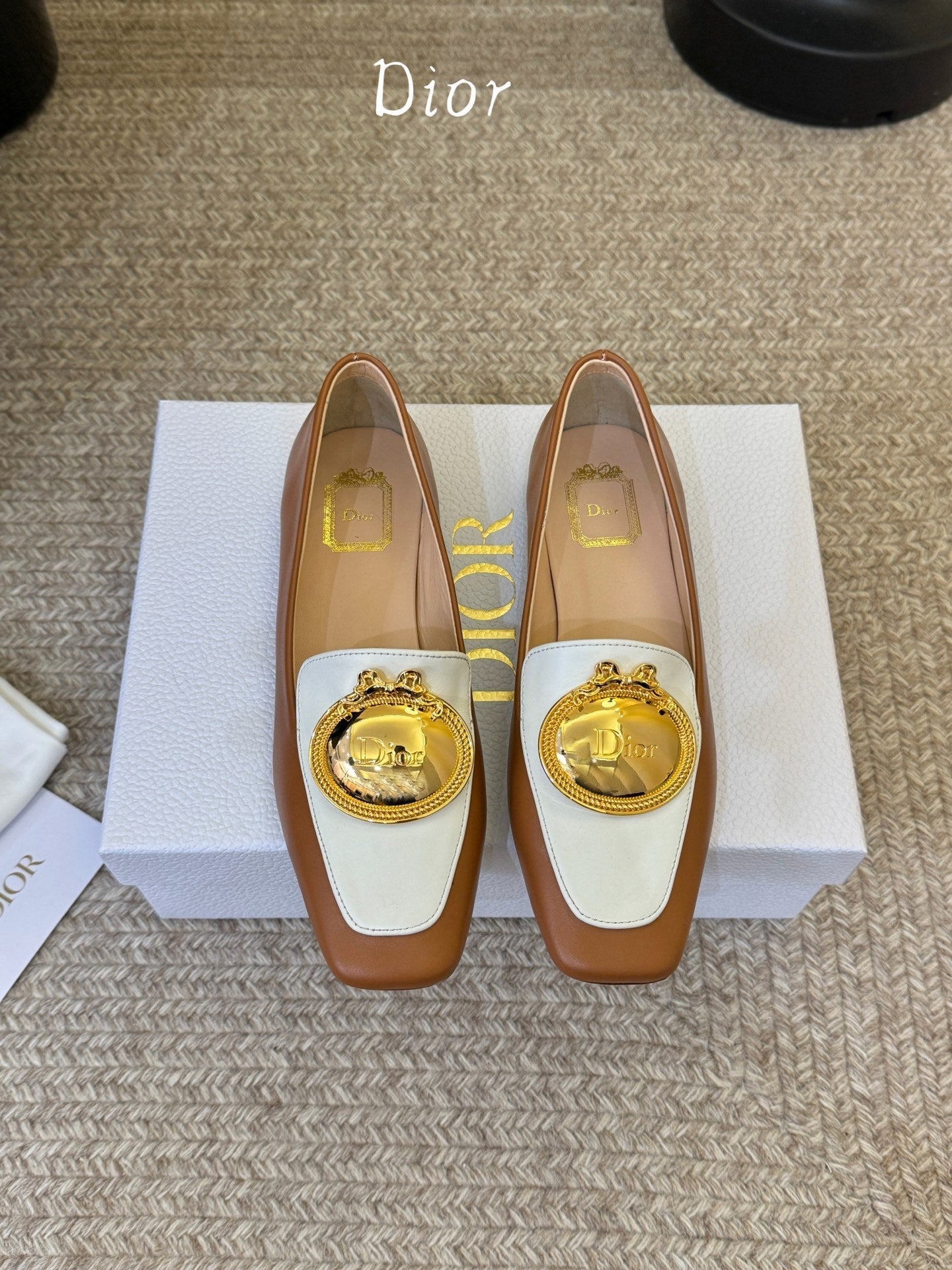 Dior 2026 Medaillon Logo Loafer Cowhide 884816