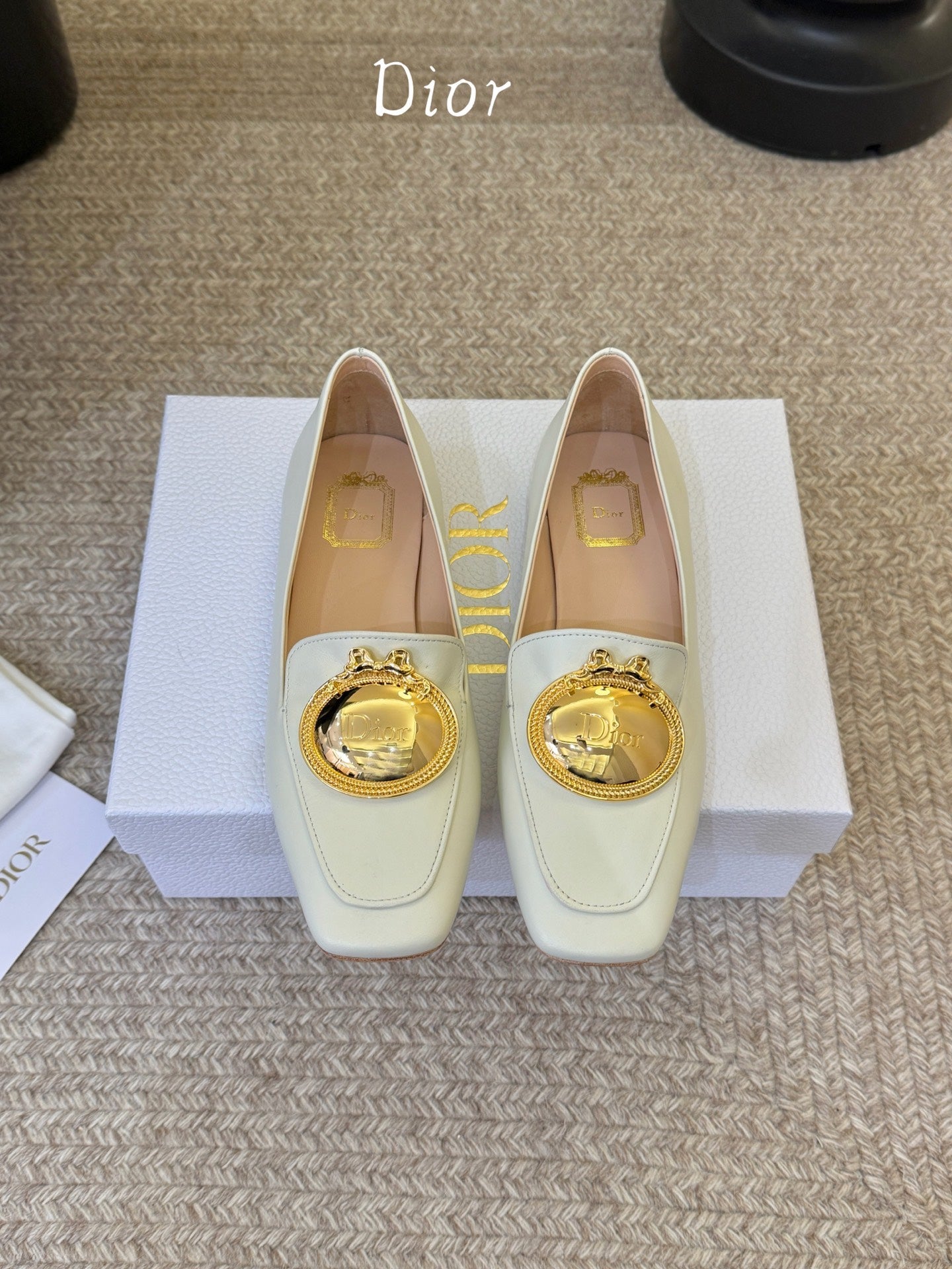 Dior 2026 Medaillon Logo Loafer Cowhide 884816