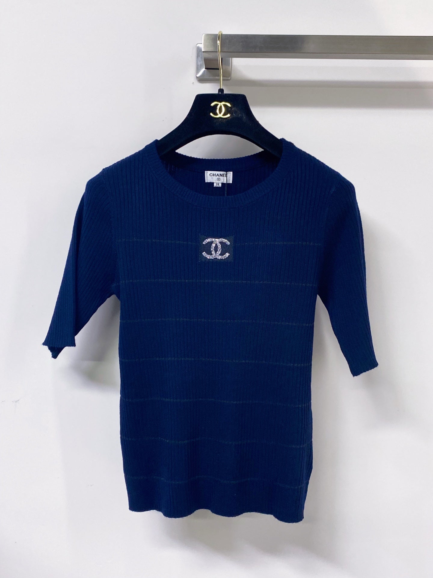 Chanel 2026 Short-Sleeve Shirt Laine Wool 479880