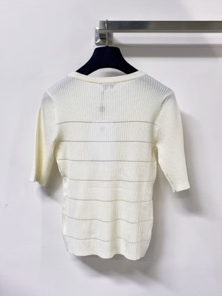 Chanel 2026 Short-Sleeve Shirt Laine Wool 479880