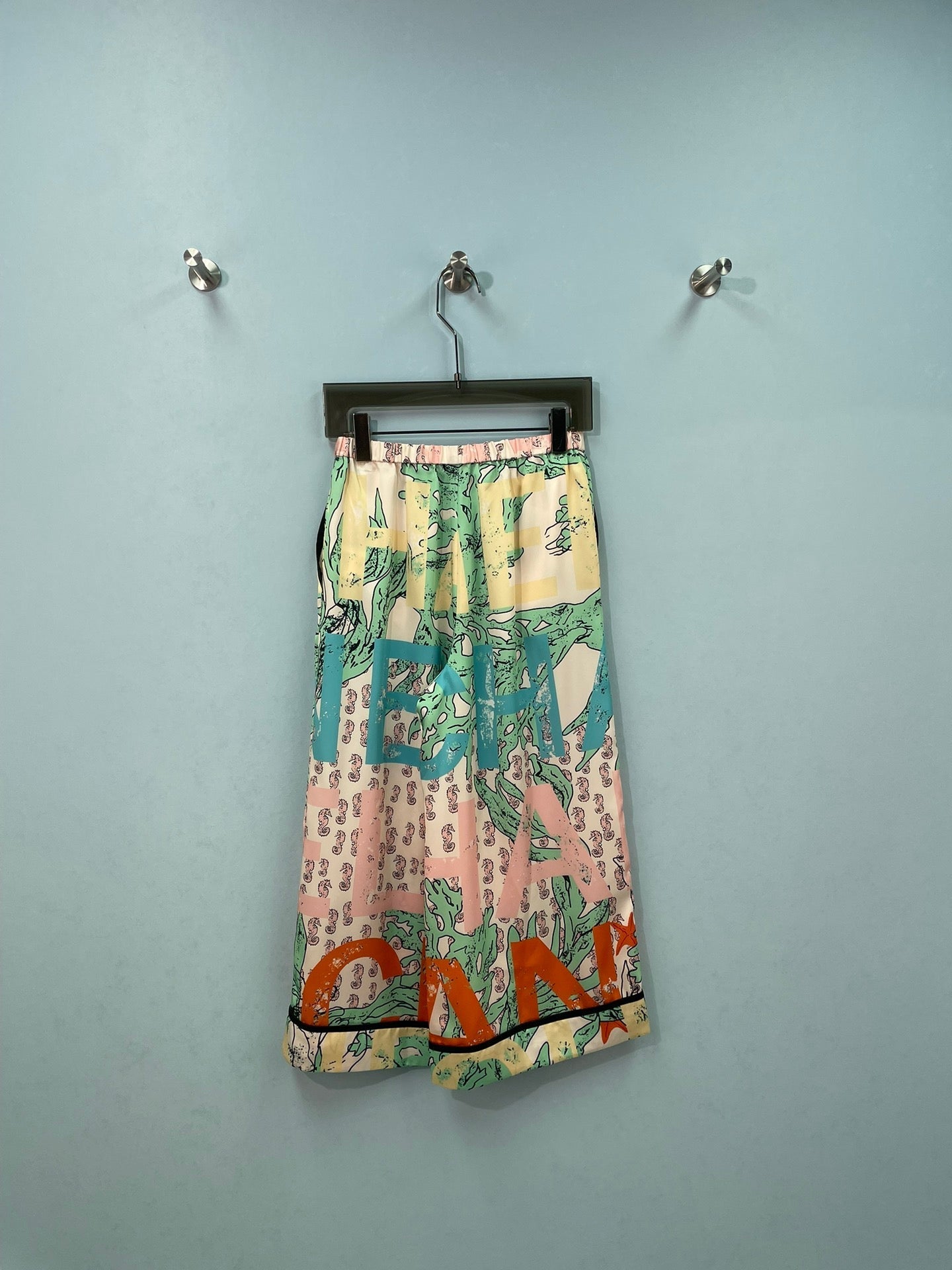 Chanel 2026 Multicolour Trousers Silk Cotton 482181