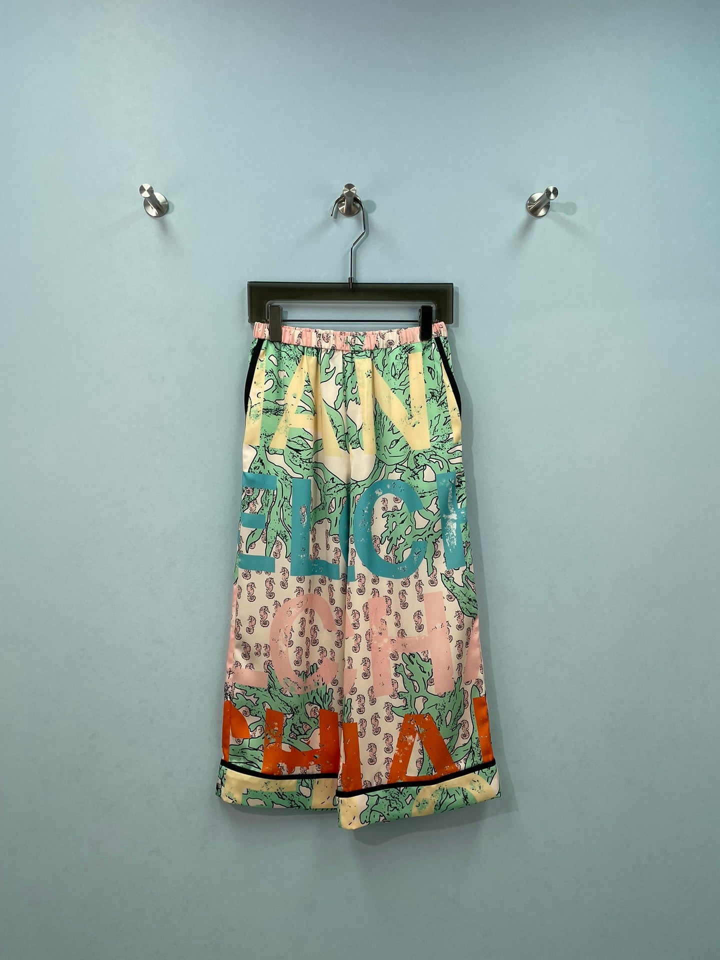 Chanel 2026 Multicolour Trousers Silk Cotton 482181