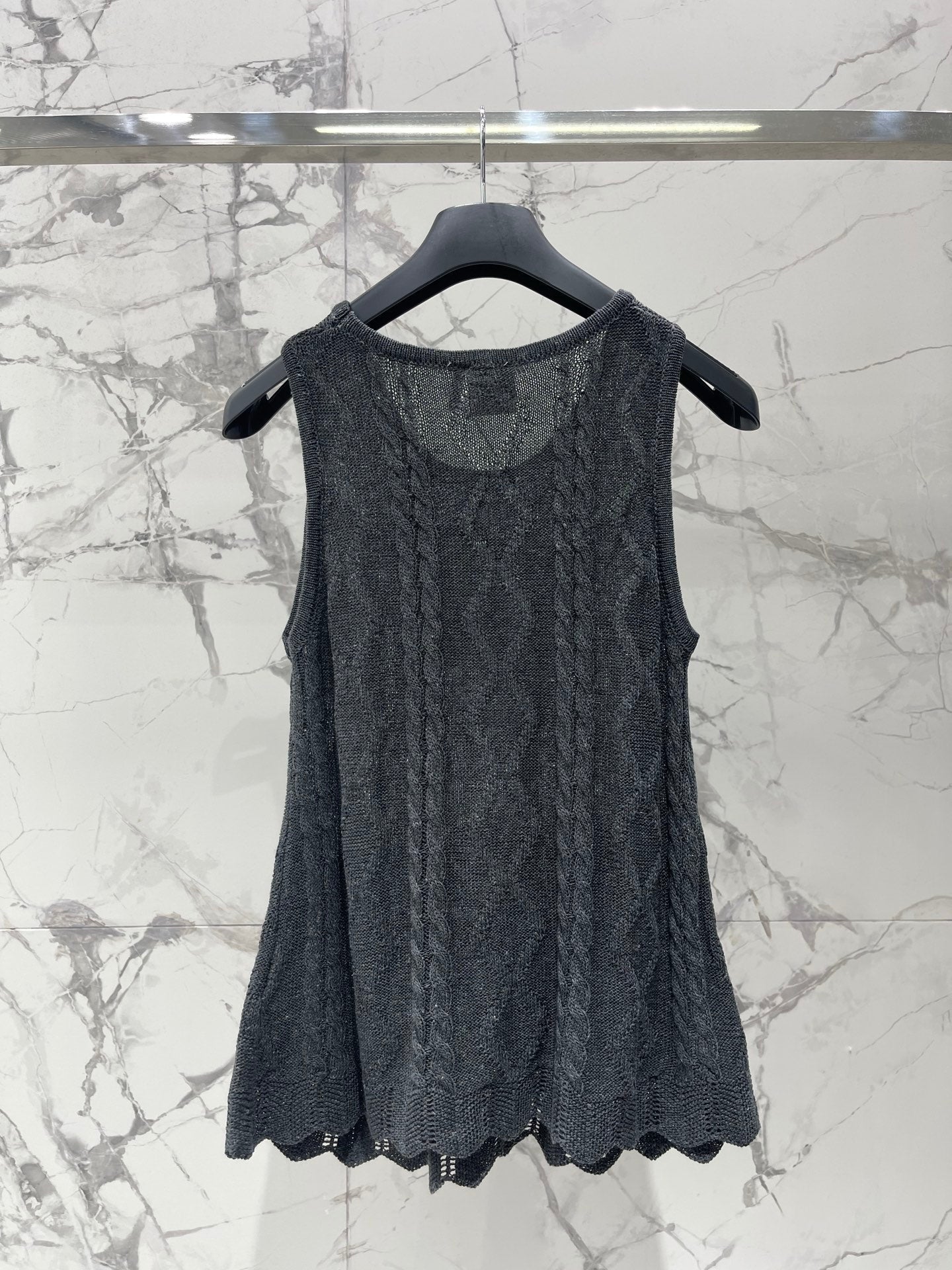 Dior 2026 Knitted Sleeveless Vest Cotton 482685