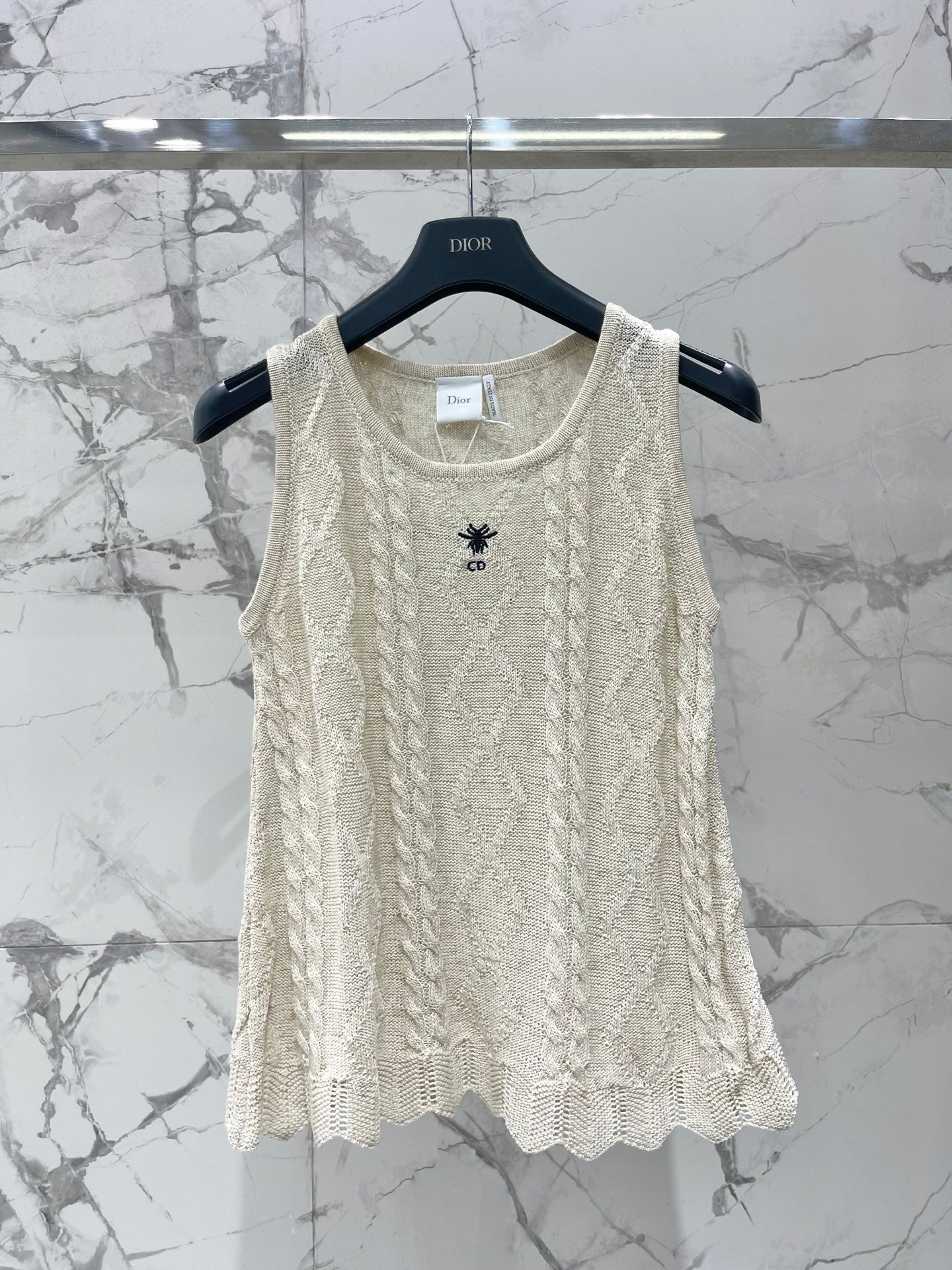 Dior 2026 Knitted Sleeveless Vest Cotton 482685