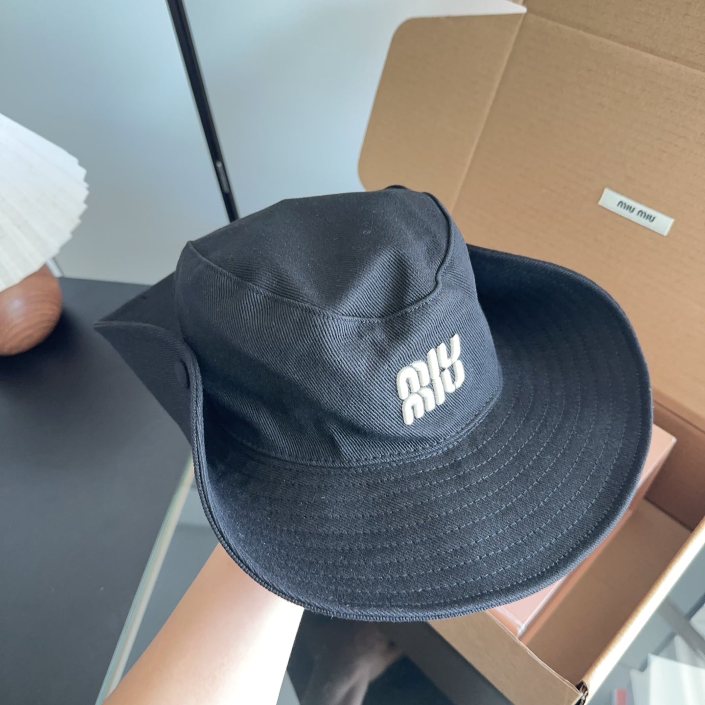 Miumiu Drill Hat 299646