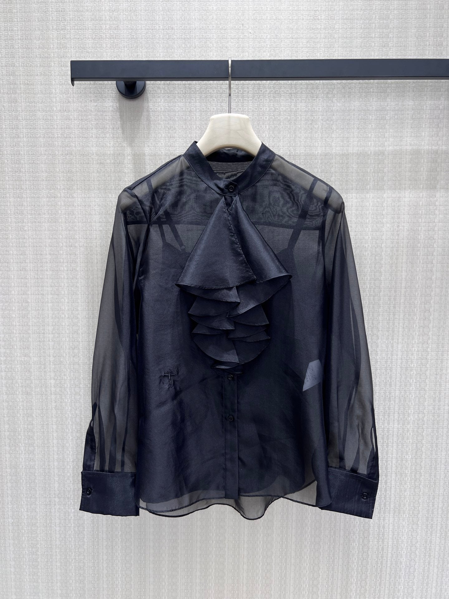 Dior 2026 Ruffle Shirt Tulle 571406