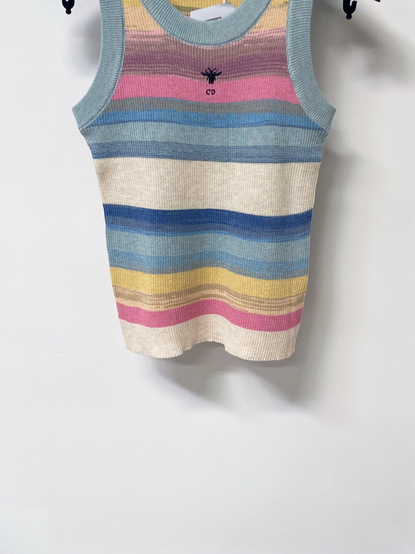 Dior 2026 Multicolor Vest Wool Cotton 529388