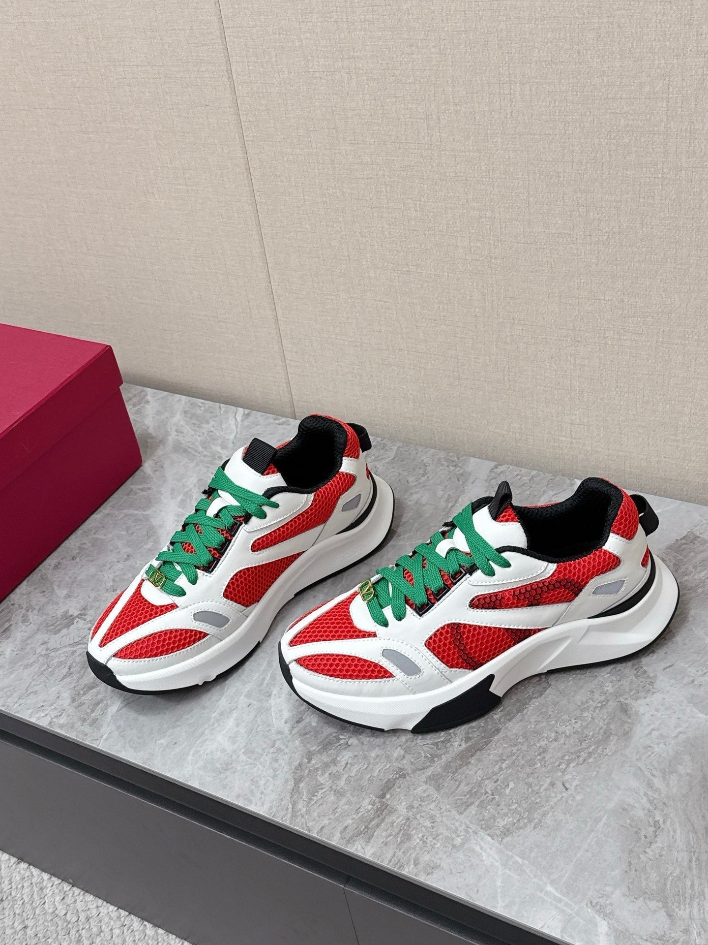 Valentino VLogo Pace Sneakers Mesh Leather 866605