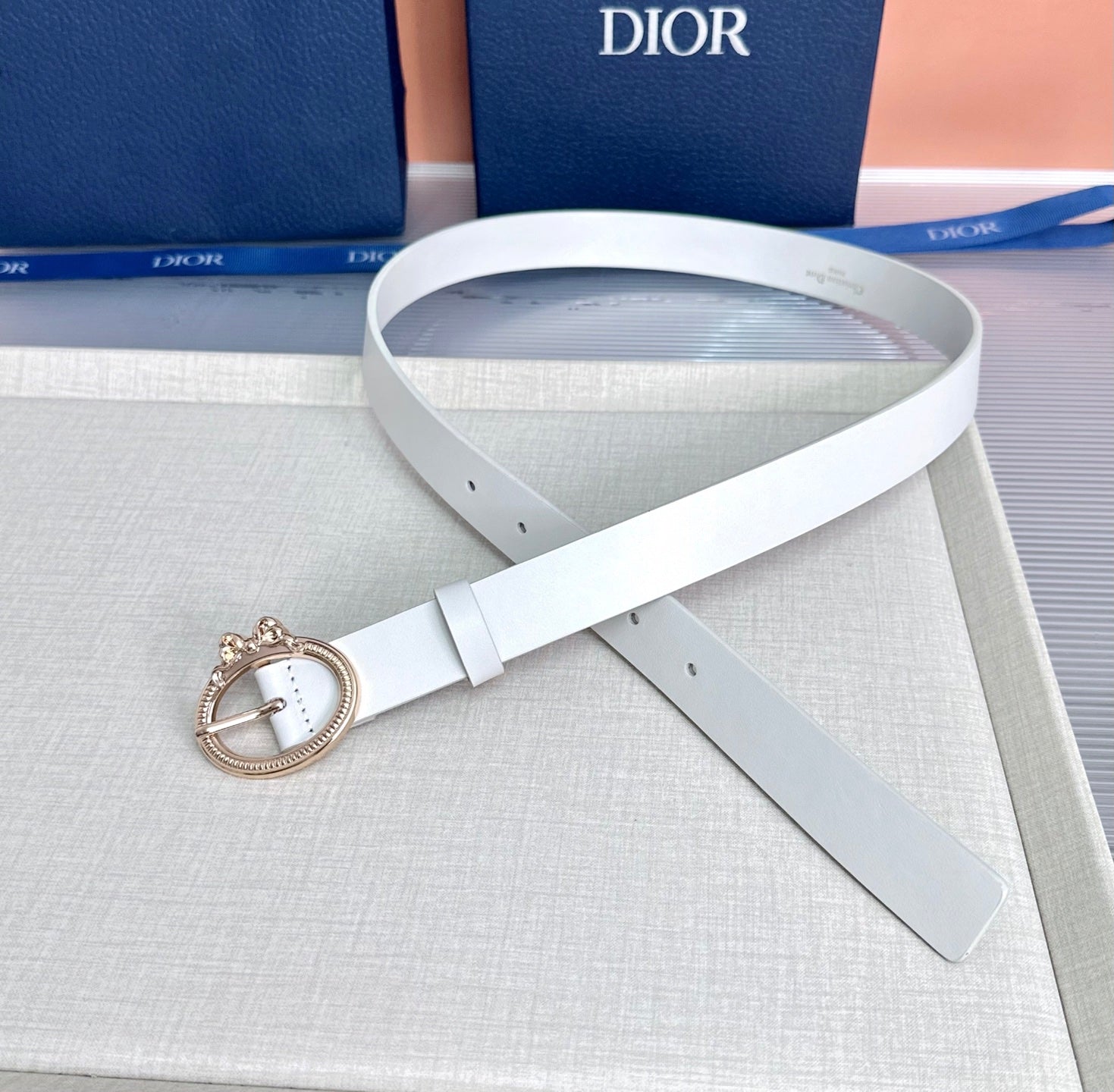 Dior Médaillon Belt 25mm Smooth Calfskin 209867