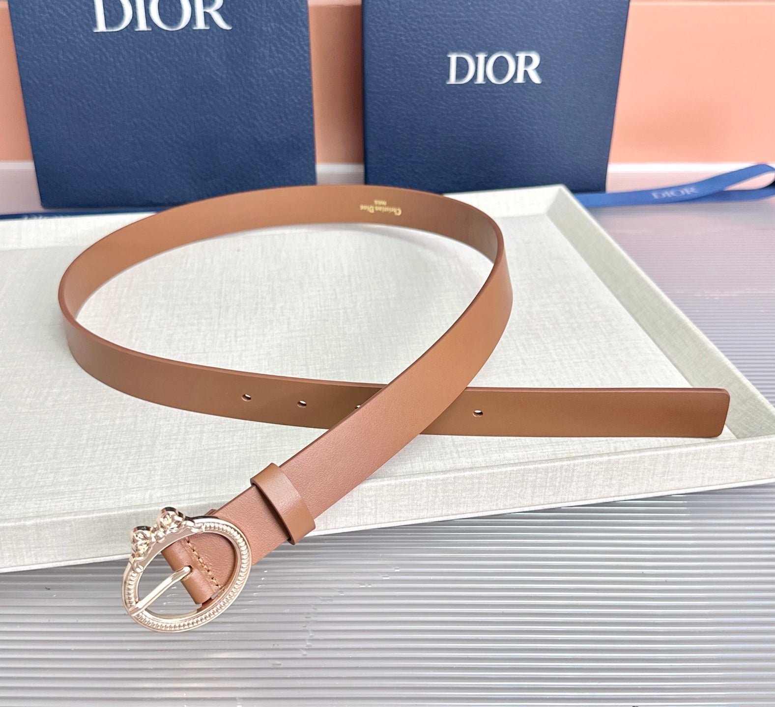 Dior Médaillon Belt 25mm Smooth Calfskin 209867