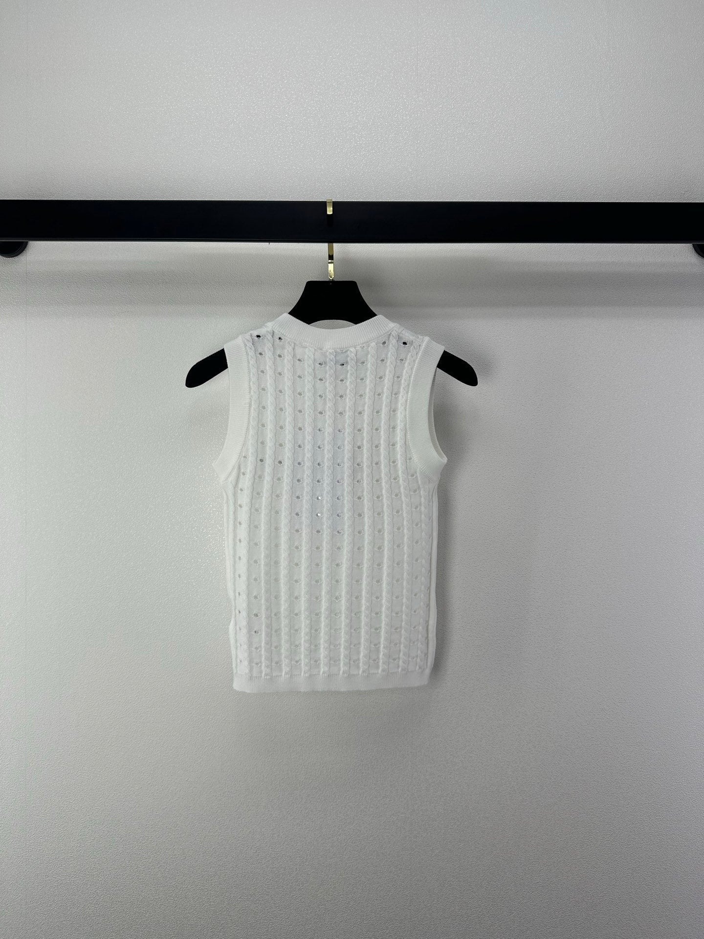Chanel 2026 Cardigan Vest Wool Cashmere 395563