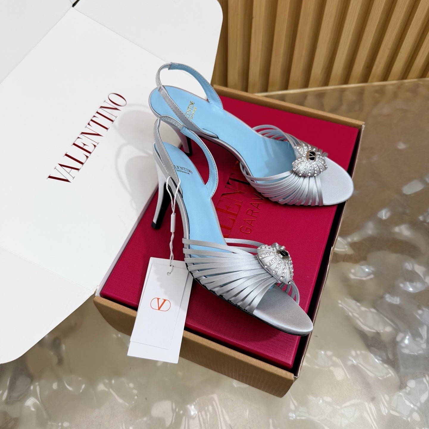 Valentino 2026 Garavani Coeur Royal 80mm Sandals 853006