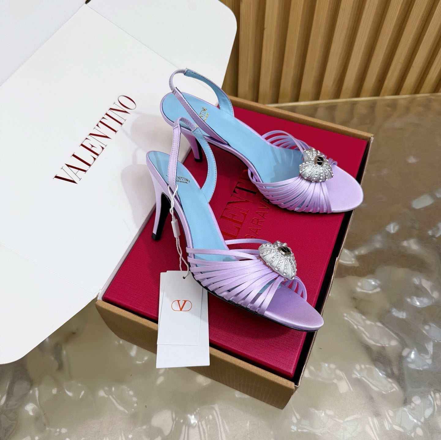 Valentino 2026 Garavani Coeur Royal 80mm Sandals 853006