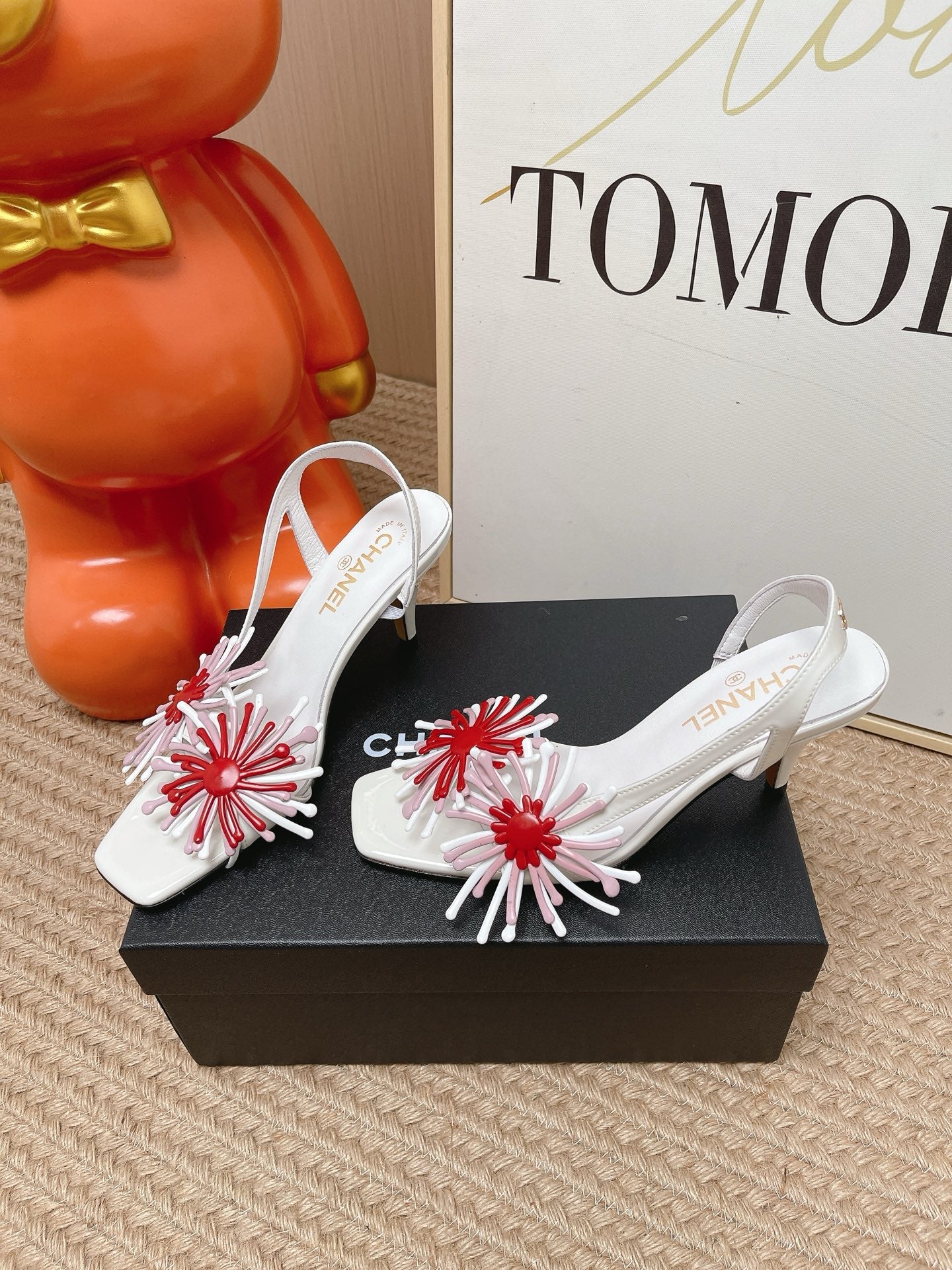 Chanel 2026 Flower High Heeled Sandal 60mm Lambskin 854578