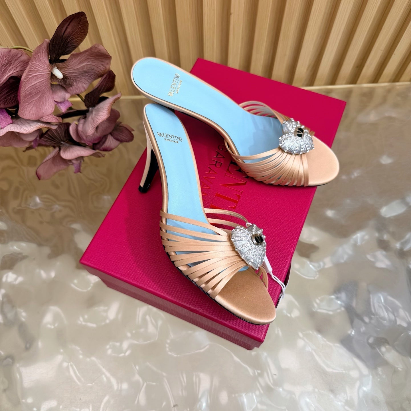 Valentino 2026 Garavani Coeur Royal 80mm Sandals 853005