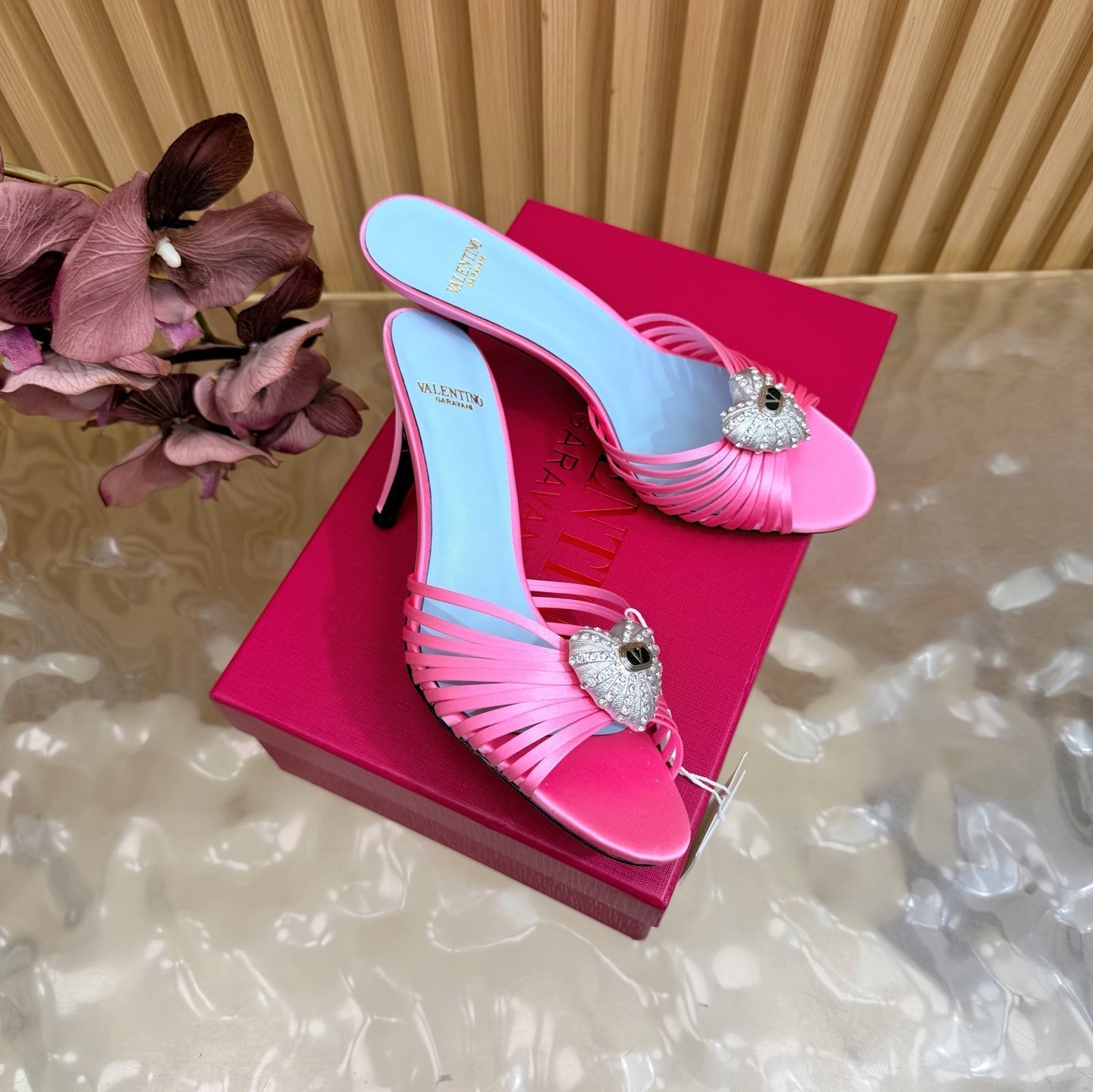 Valentino 2026 Garavani Coeur Royal 80mm Sandals 853005
