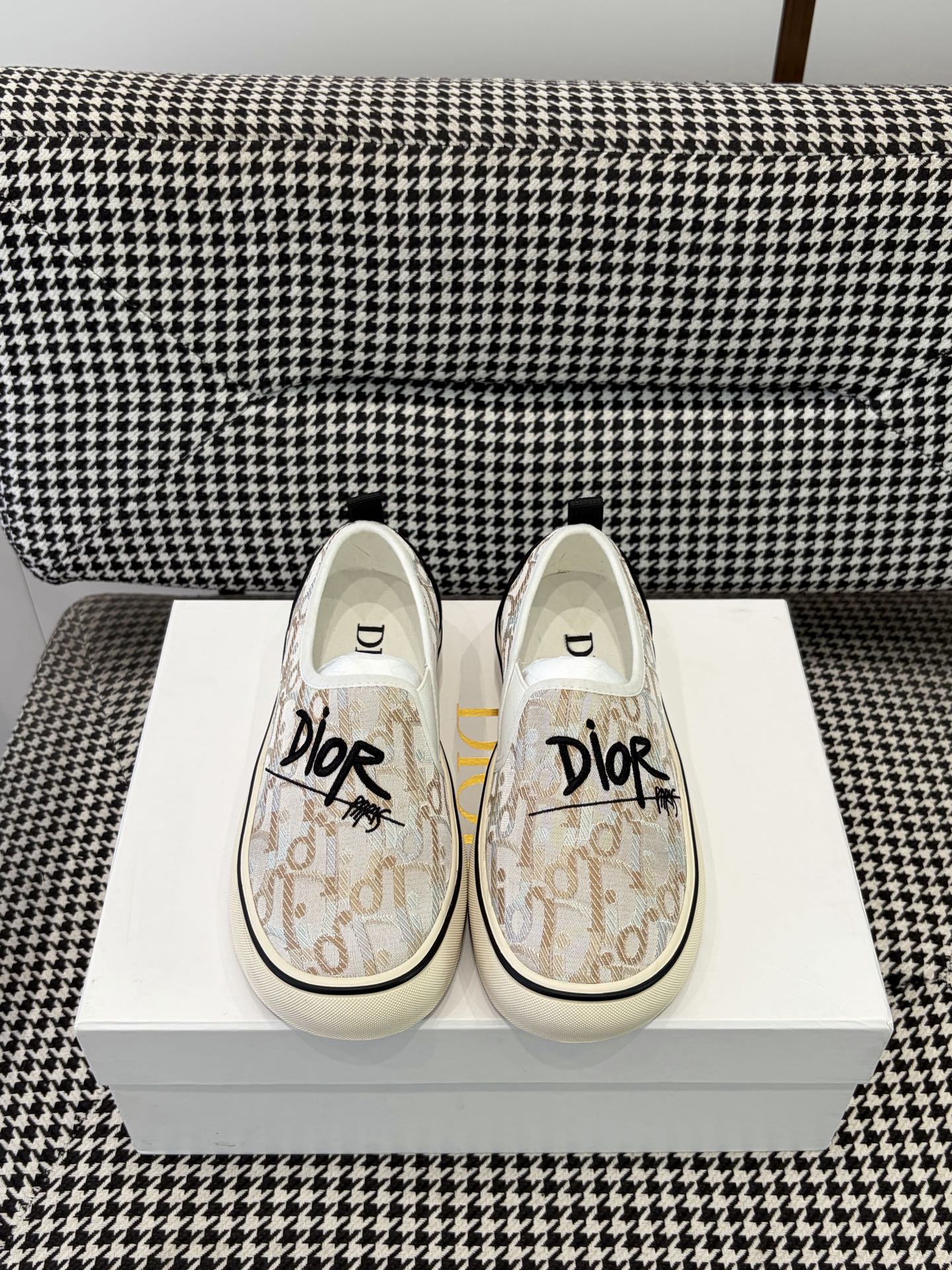 Dior 2026 Slip-on Sneaker Fabric Leather 910944