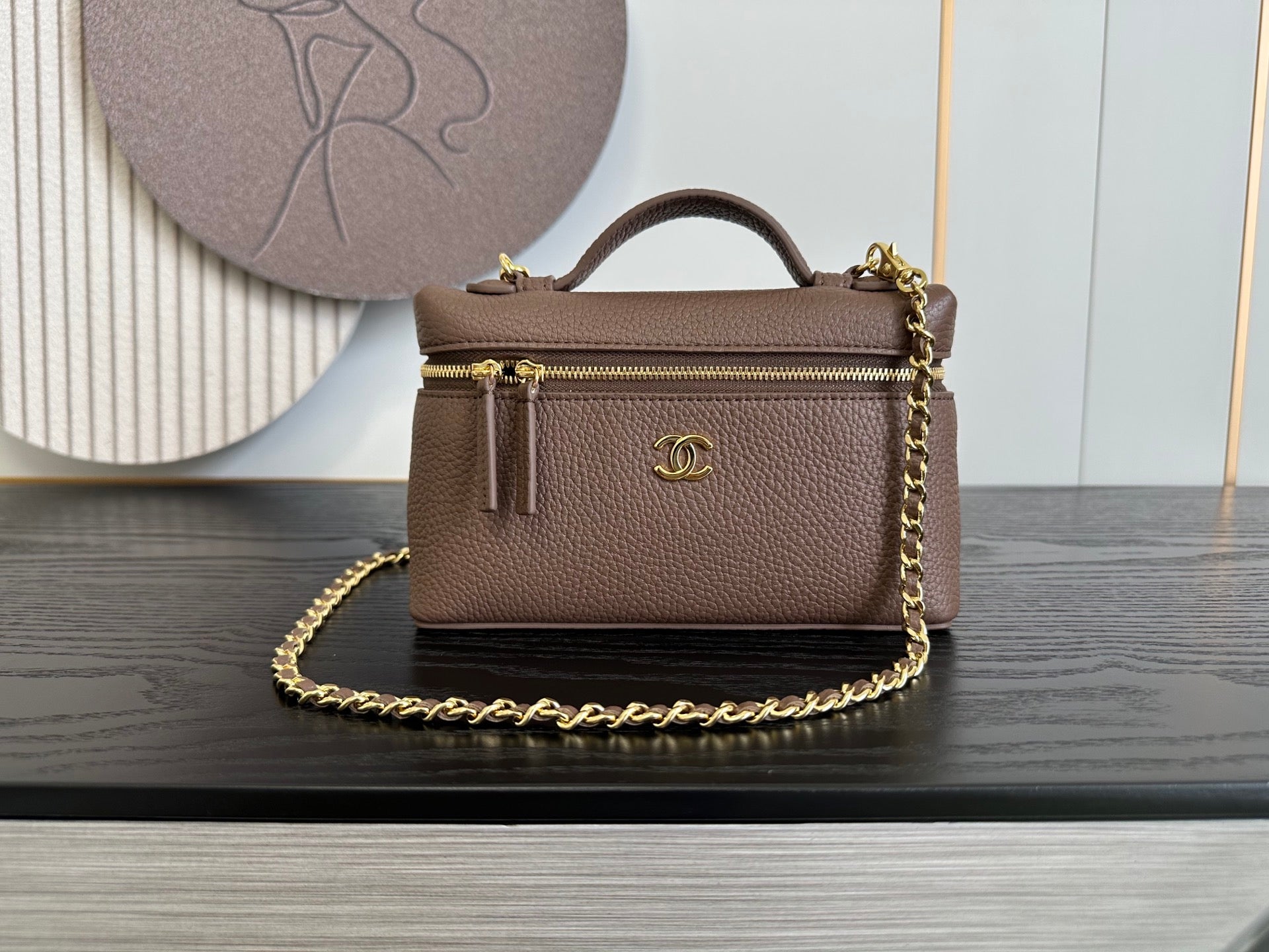 Chanel 2026 Vanity Bag 23cm And 28cm Grained Calfskin