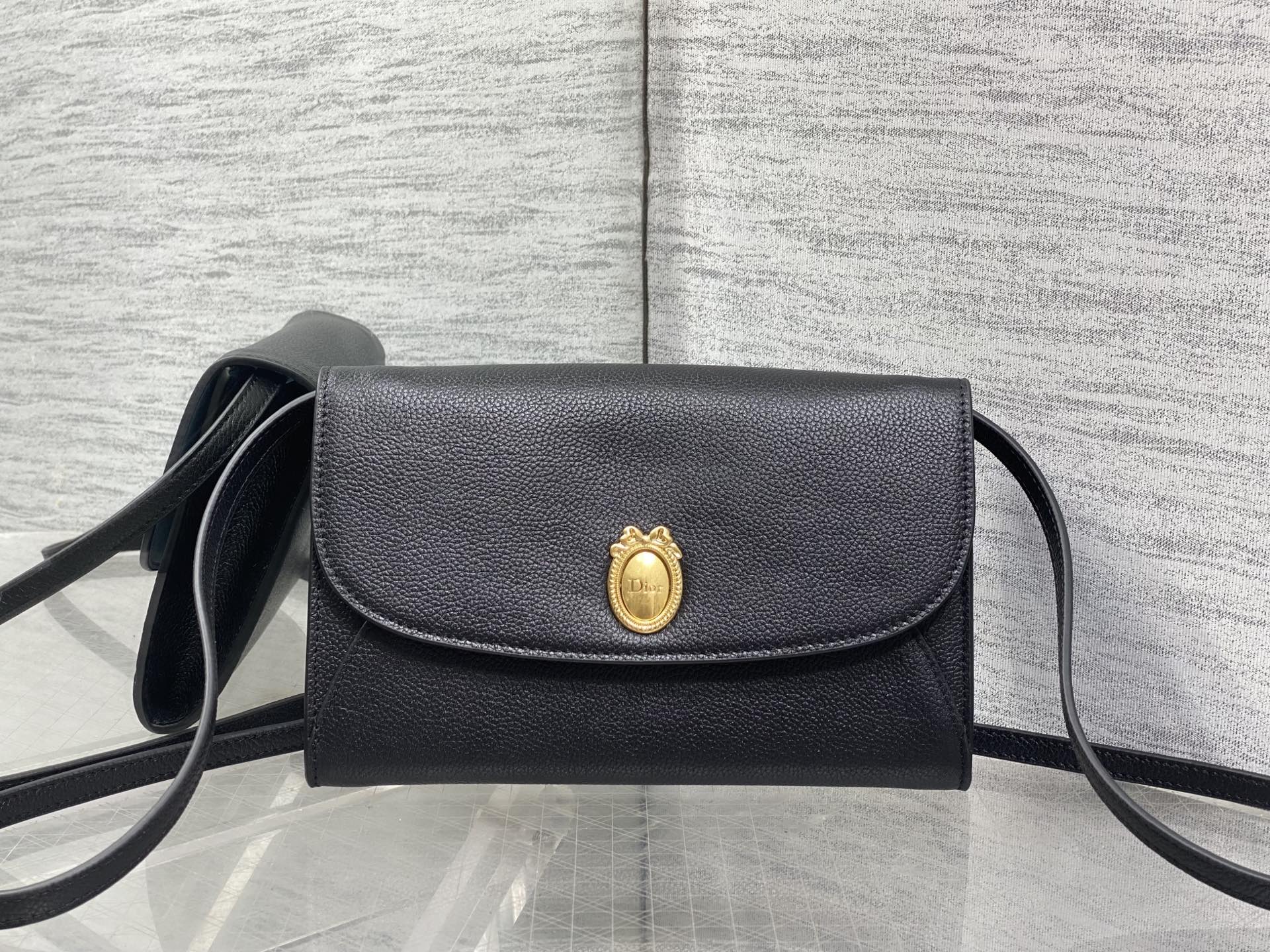 Dior 2026 Medaillon Bag 23cm Embossed Calfskin 378674