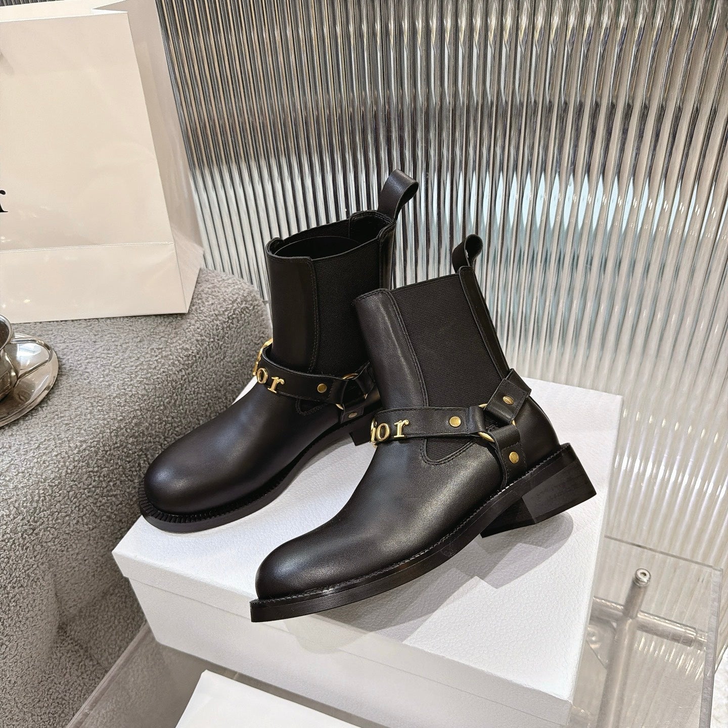 Dior 2026 Boots 35mm Suede Calfskin 927509