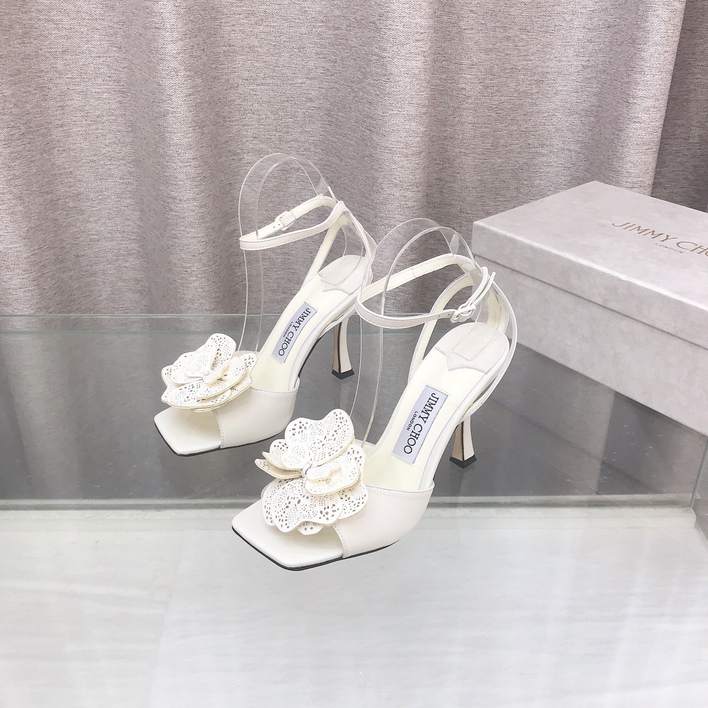 Jimmy Choo 2026 Mimmi Sandals 85mm Sheepskin 910775