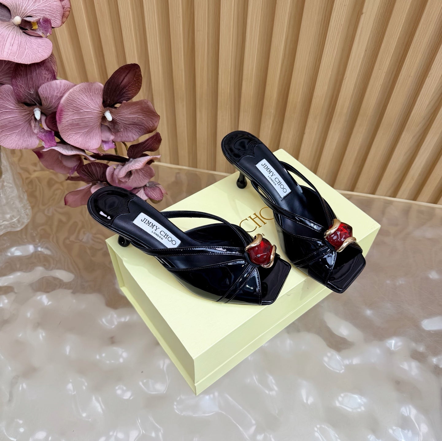 Jimmy Choo 2026 Brigitte Sandals Patent Leather 949774