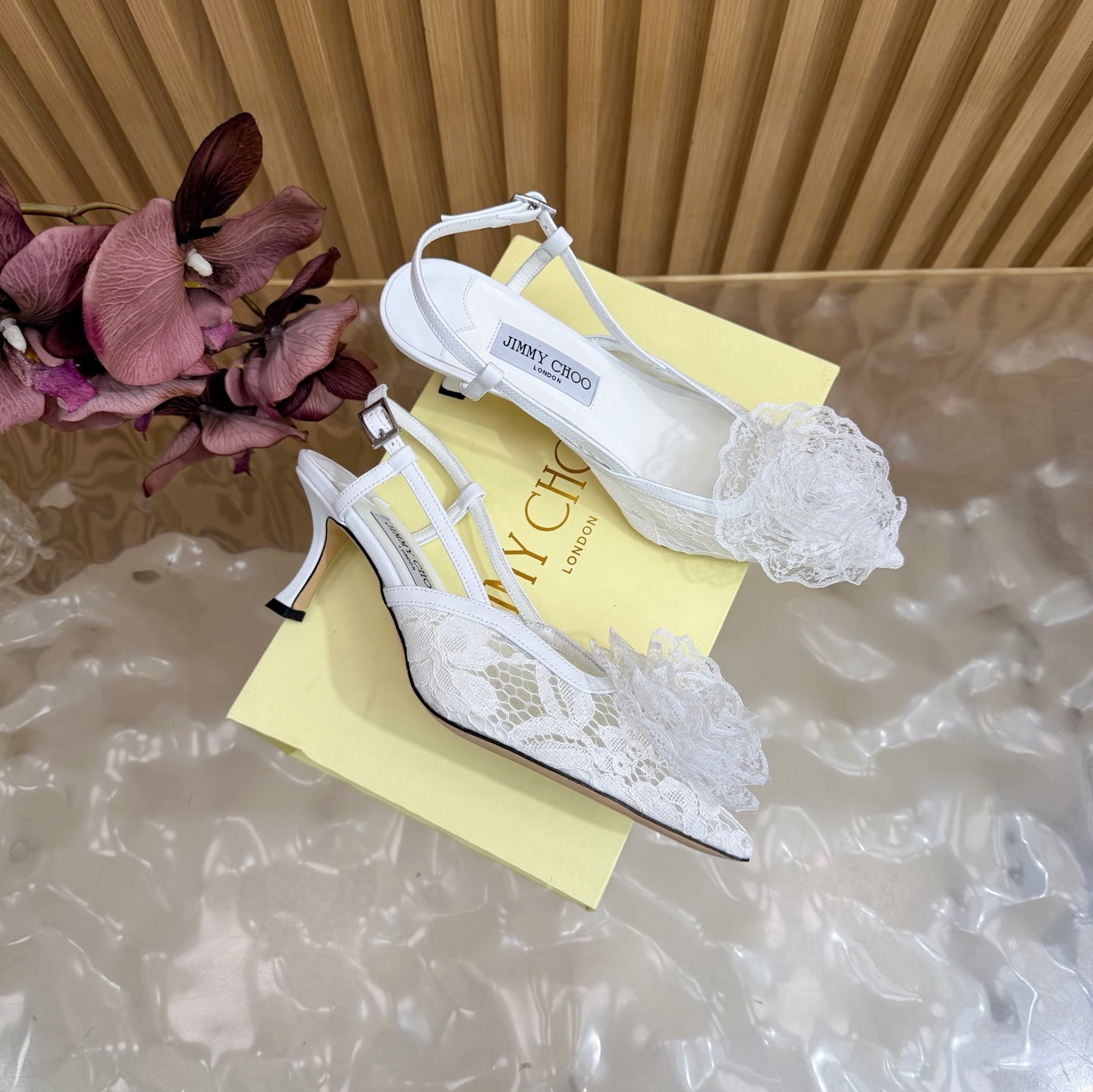 Jimmy Choo 2026 Mimmi Slingback 65mm Lace 949803