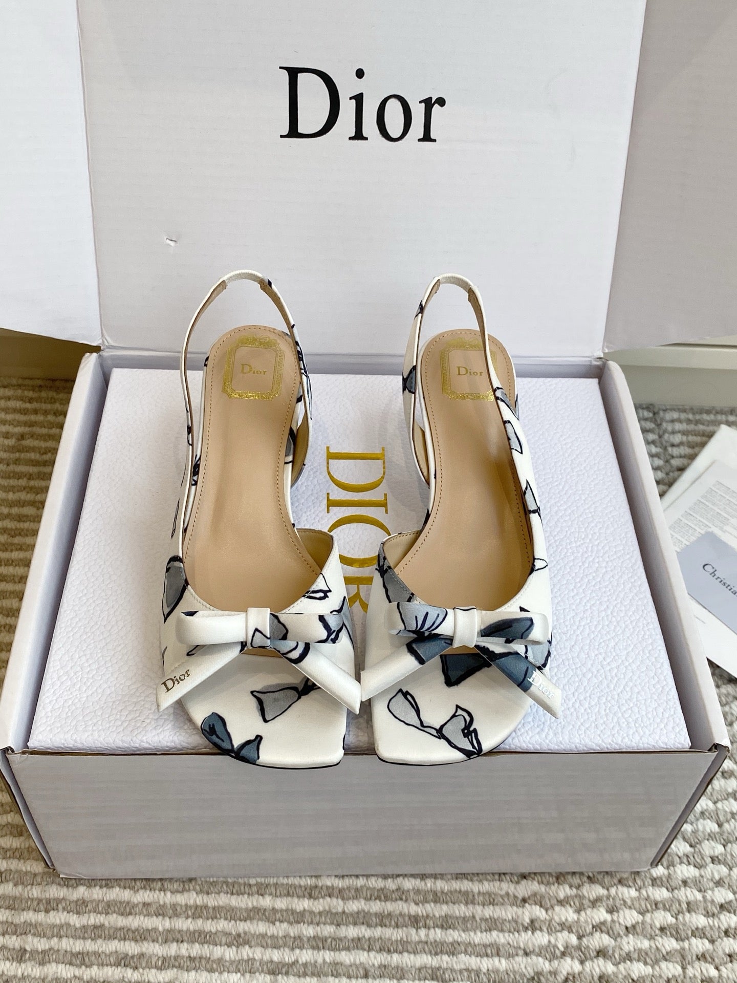 Dior 2026 Bow Sandal Lambskin 909652