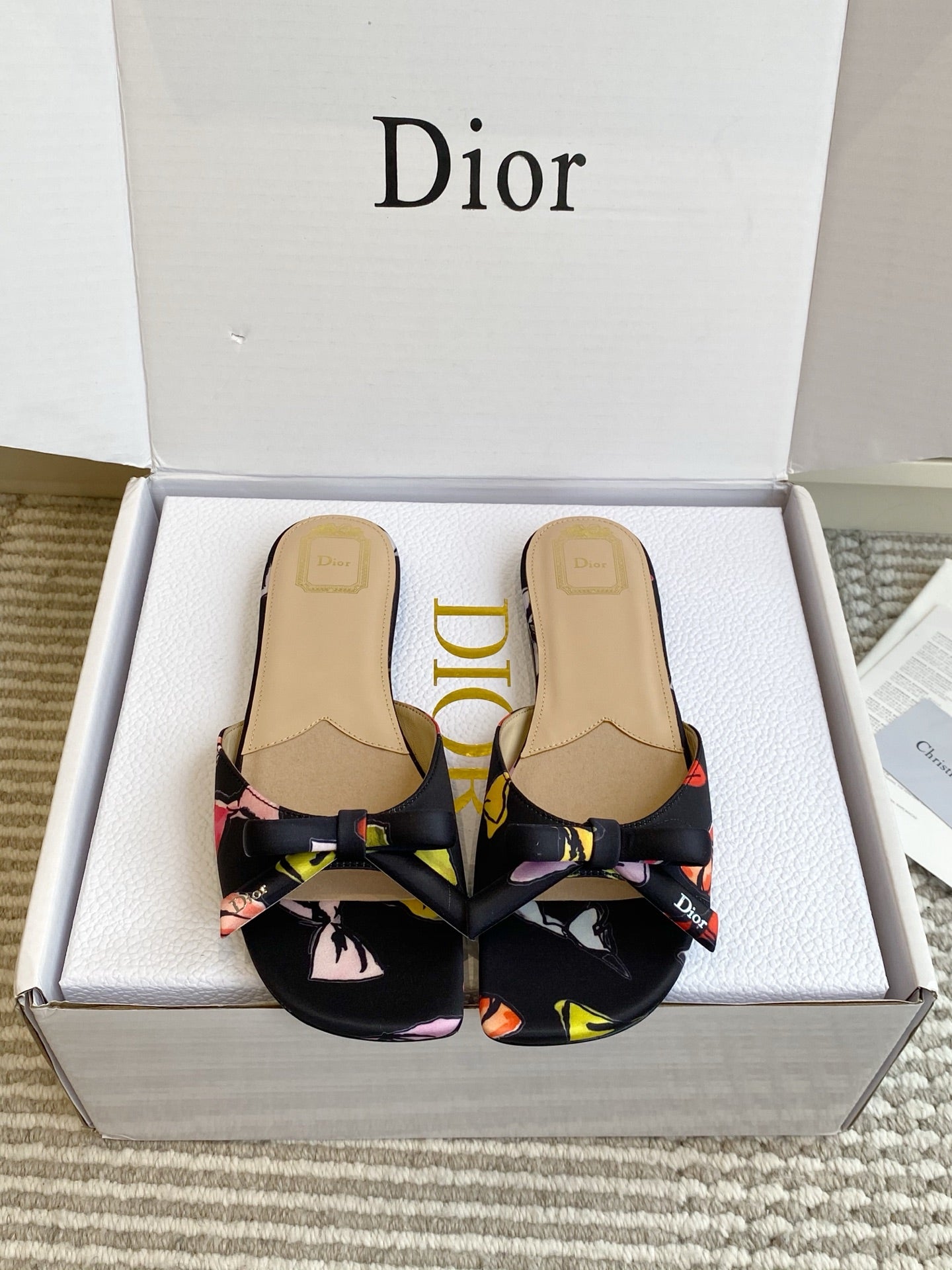 Dior 2026 Bow Sandal Lambskin 909652