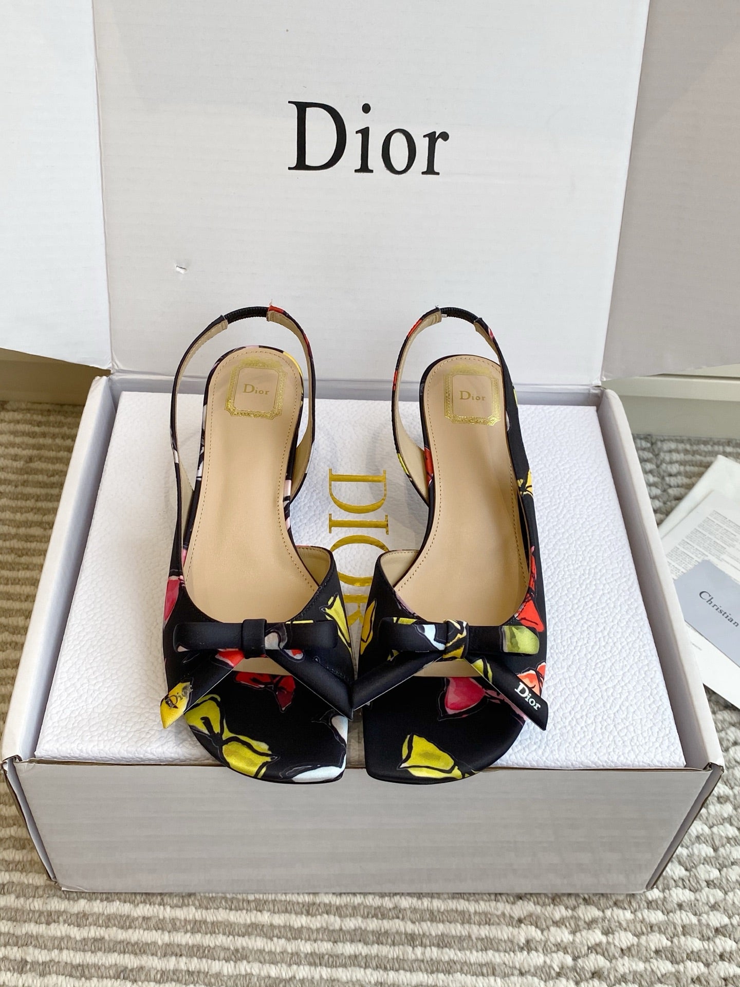 Dior 2026 Bow Sandal Lambskin 909652