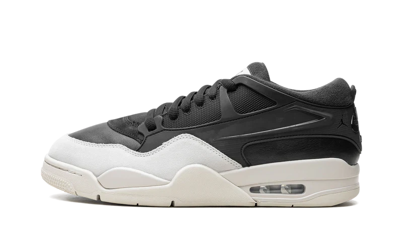 Nike Air Jordan 4 Black Ivory Suede Leather