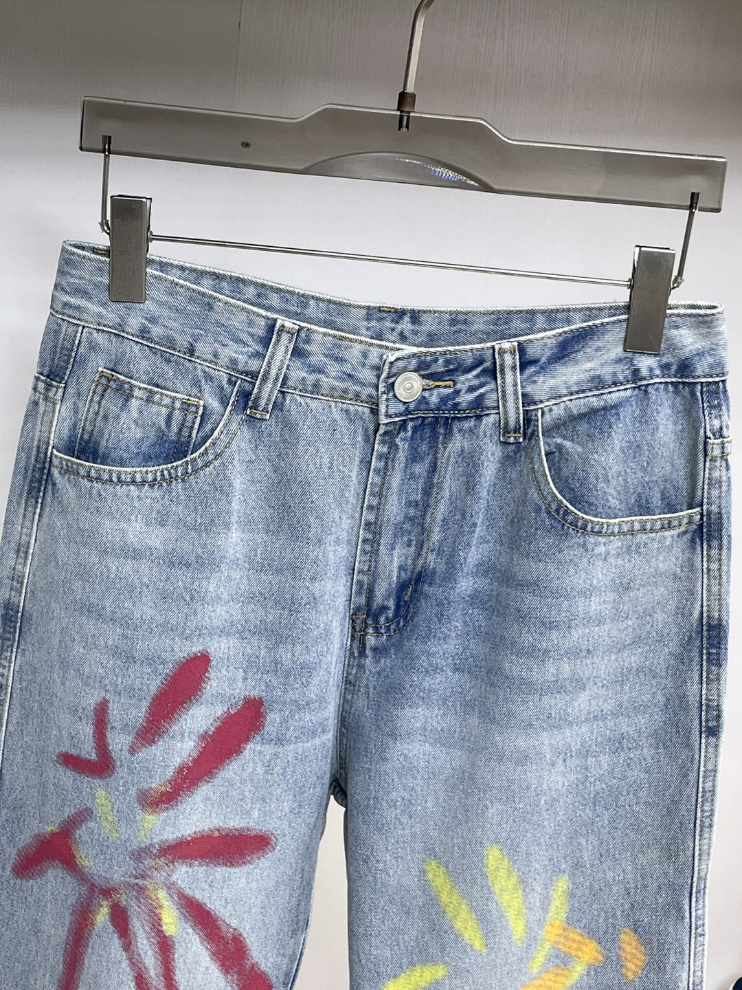 CD 26A Men Wide-Leg Jeans Light Blue Denim 284962