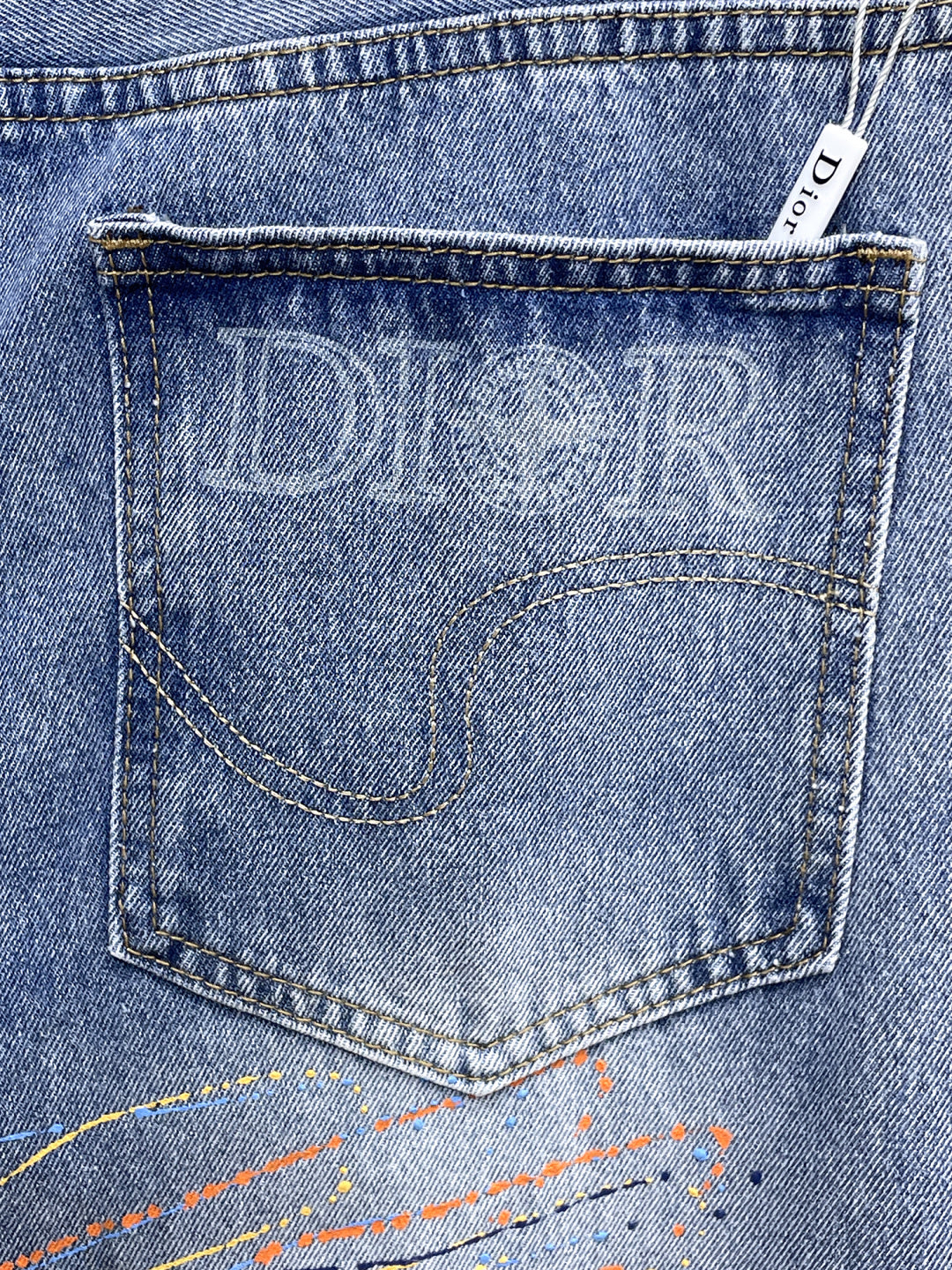 CD 26A Men Wide-Leg Jeans Blue Denim 284959