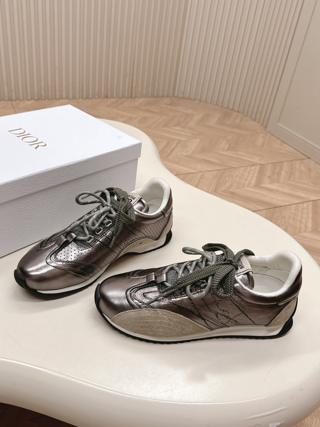 CD 25 Sketch Sneaker Calfskin with Suede 241609