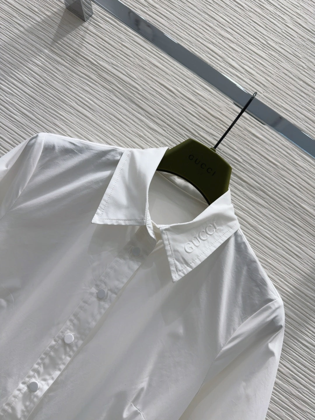 Gucci 2025 Shirt Dress White Cotton