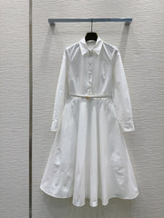 Gucci 2025 Shirt Dress White Cotton