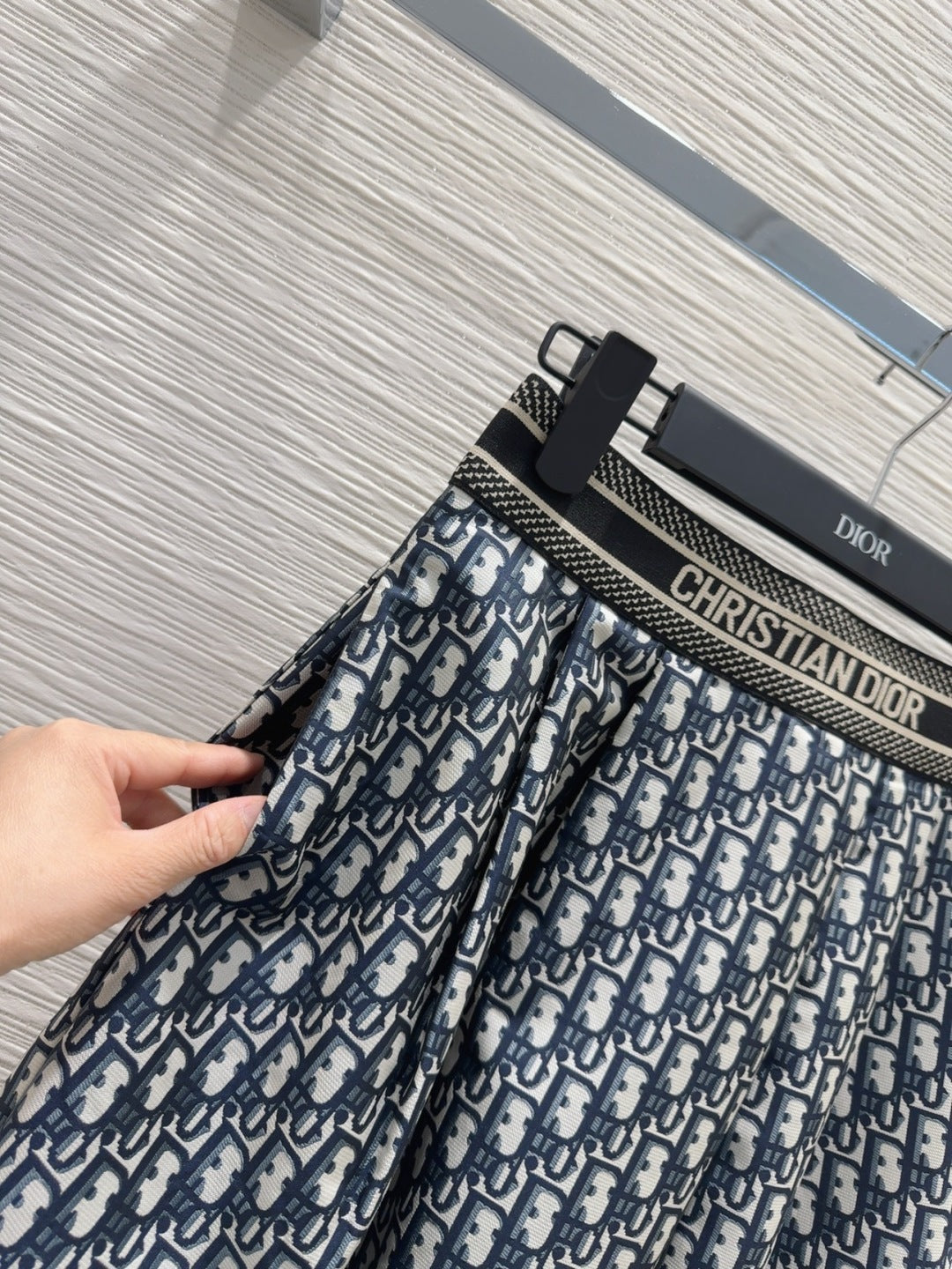 CD 2025 A-line Skirt Black Polyester
